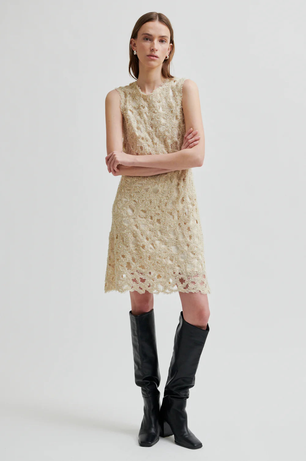 Gleam Dress in Summer Sand
