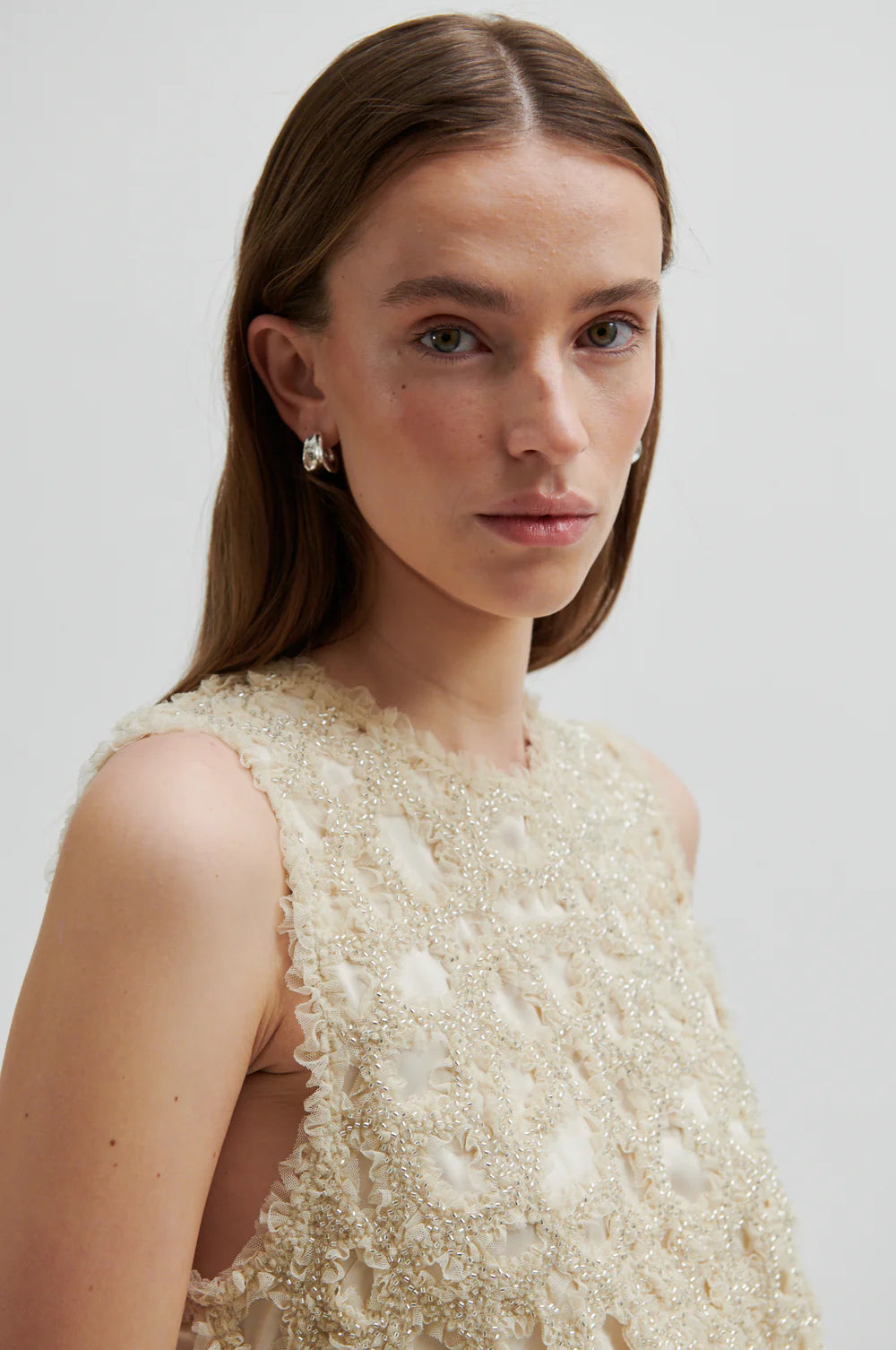 Gleam Dress in Summer Sand