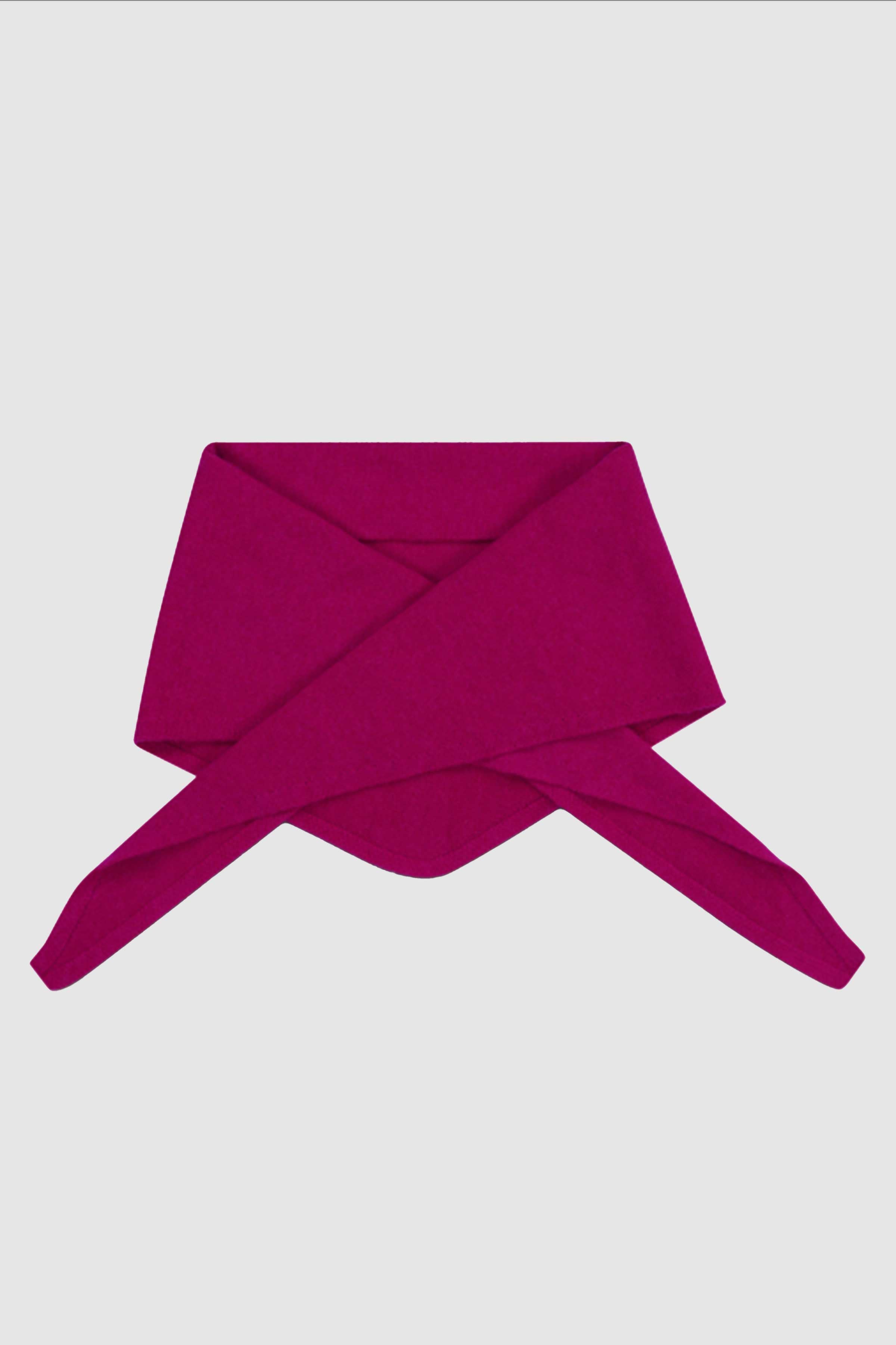 Guano Scarf in Purple Velvet