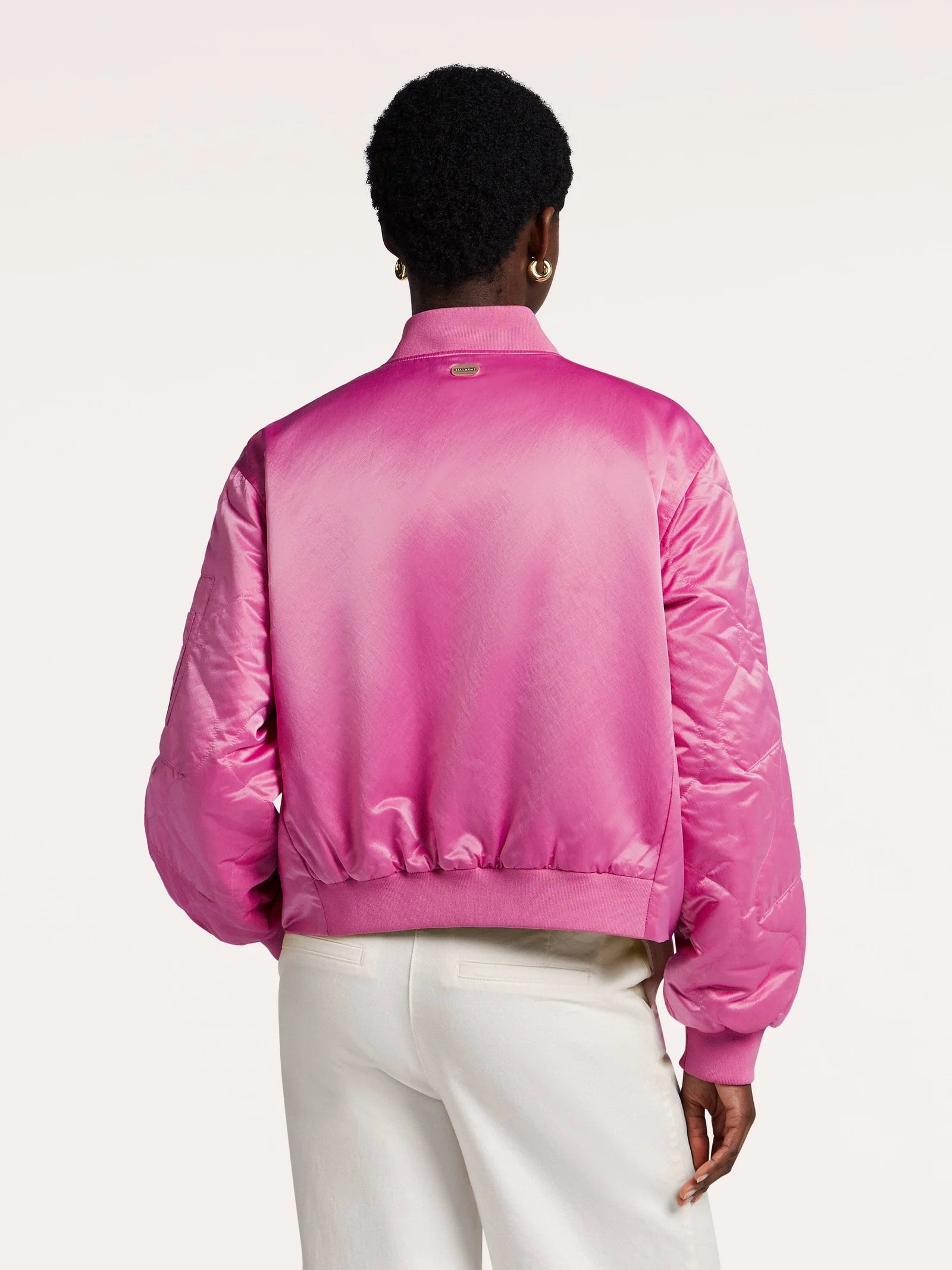 Hady Bomber in Bright Rose