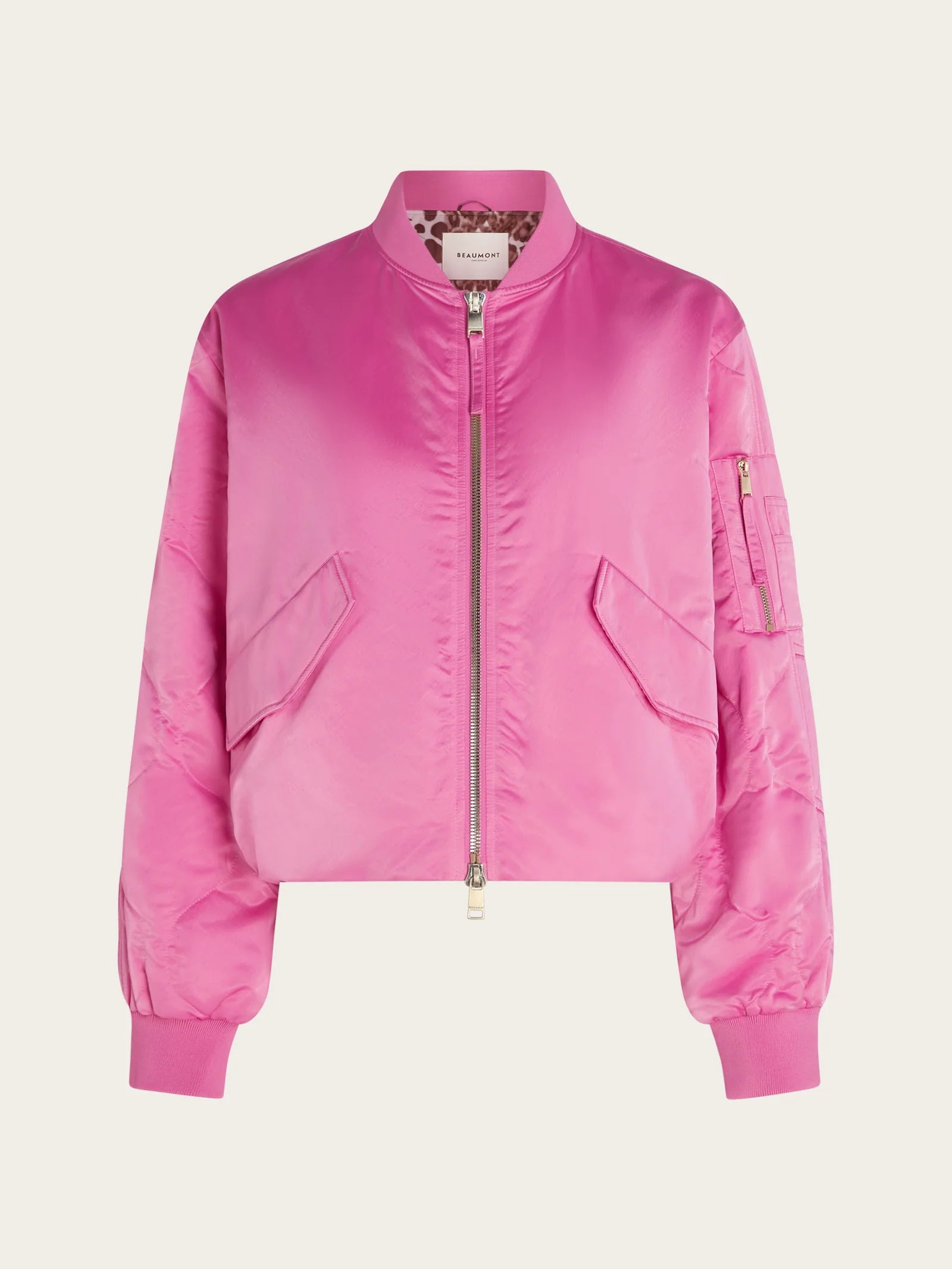 Hady Bomber in Bright Rose