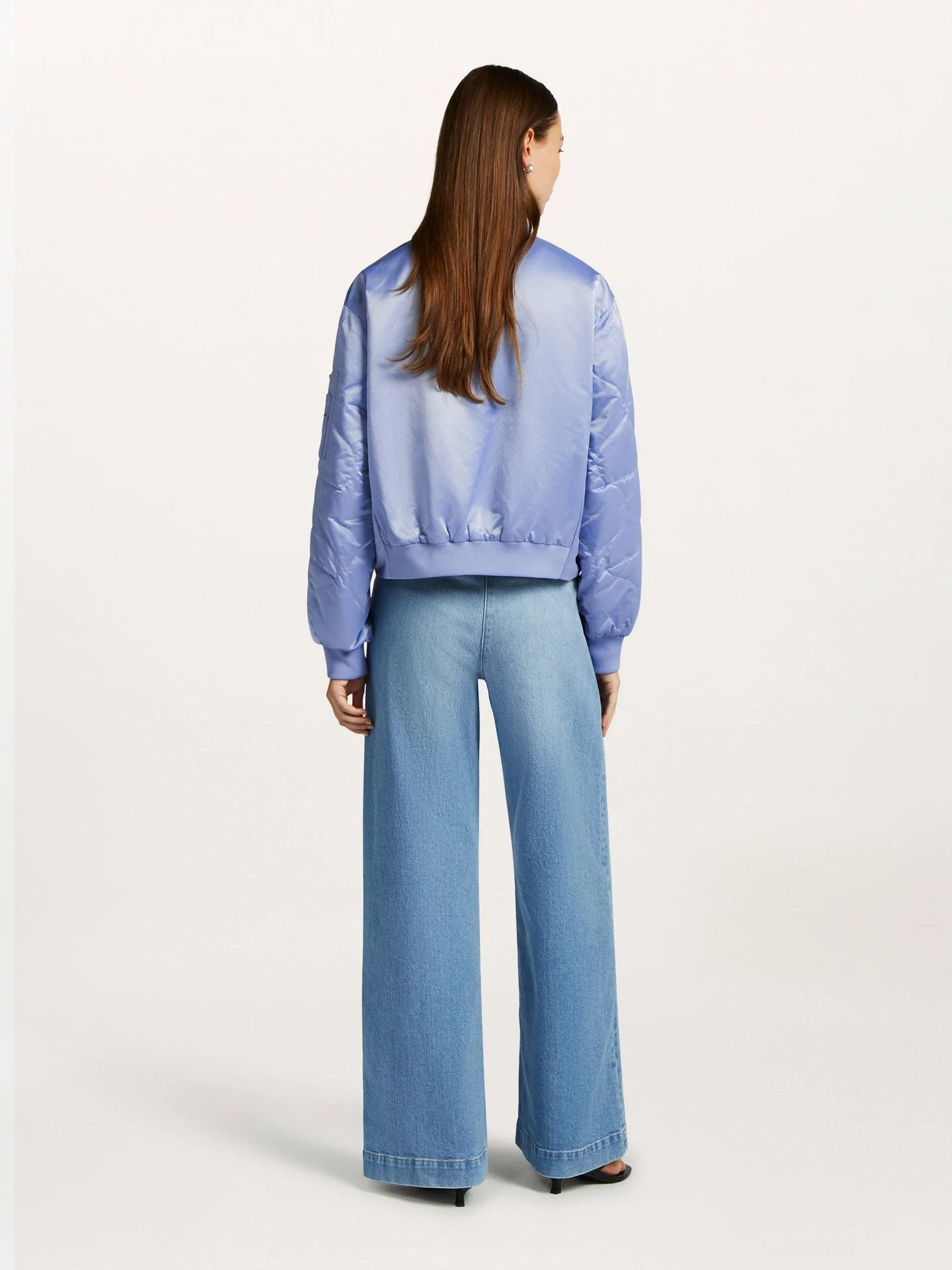 Hady Bomber Jacket in Heavenly Blue