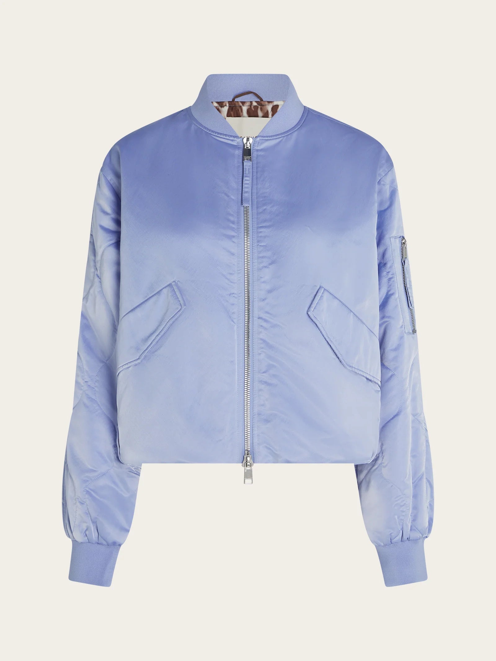 Hady Bomber Jacket in Heavenly Blue