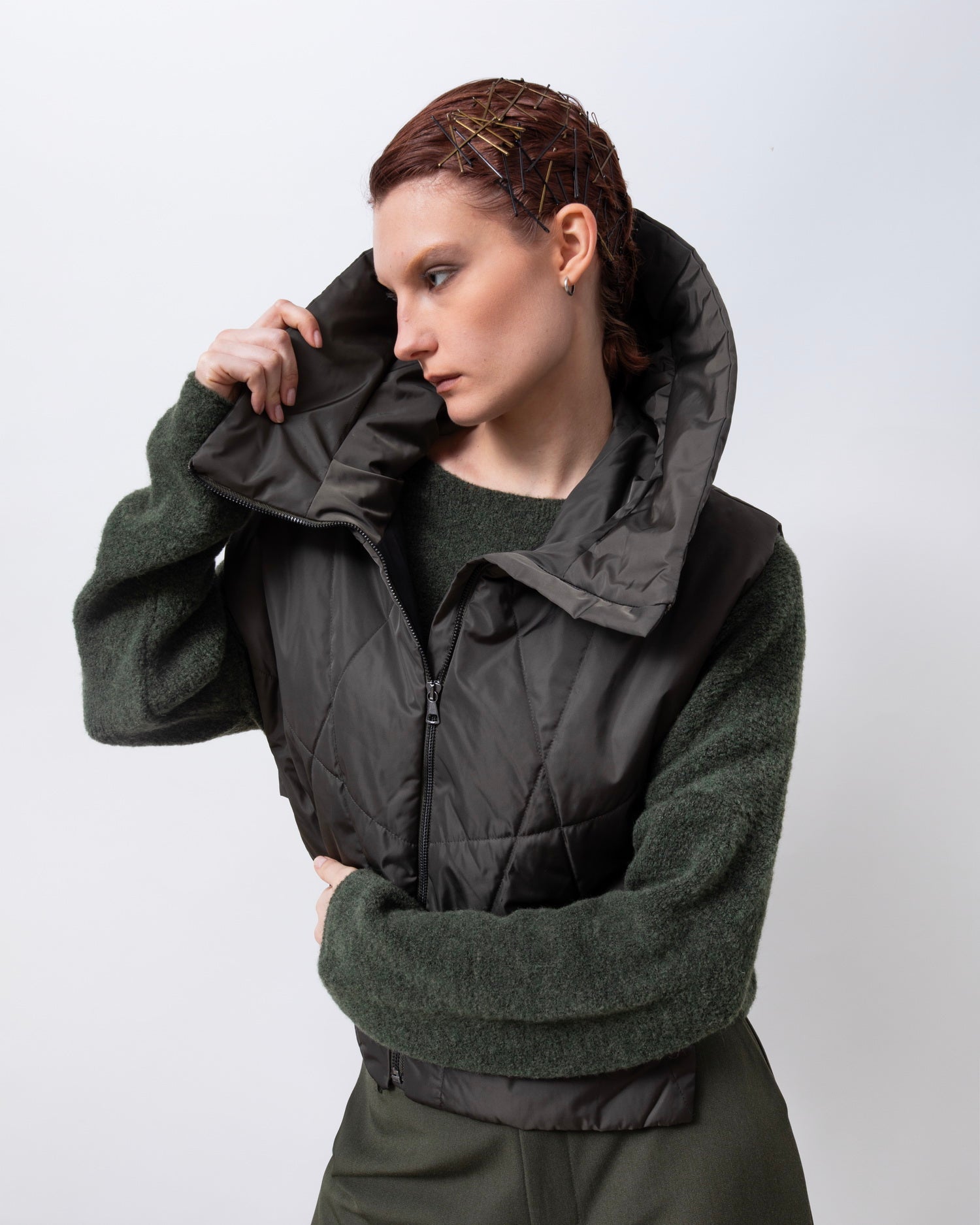 Lagoon Gilet in Khaki