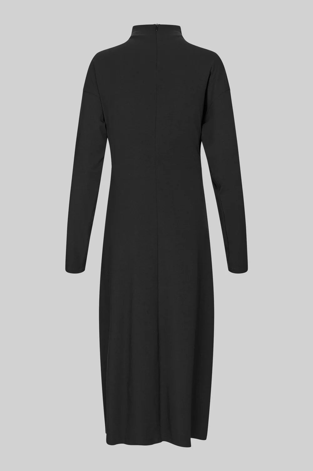 Hailie Drape Dress in Black