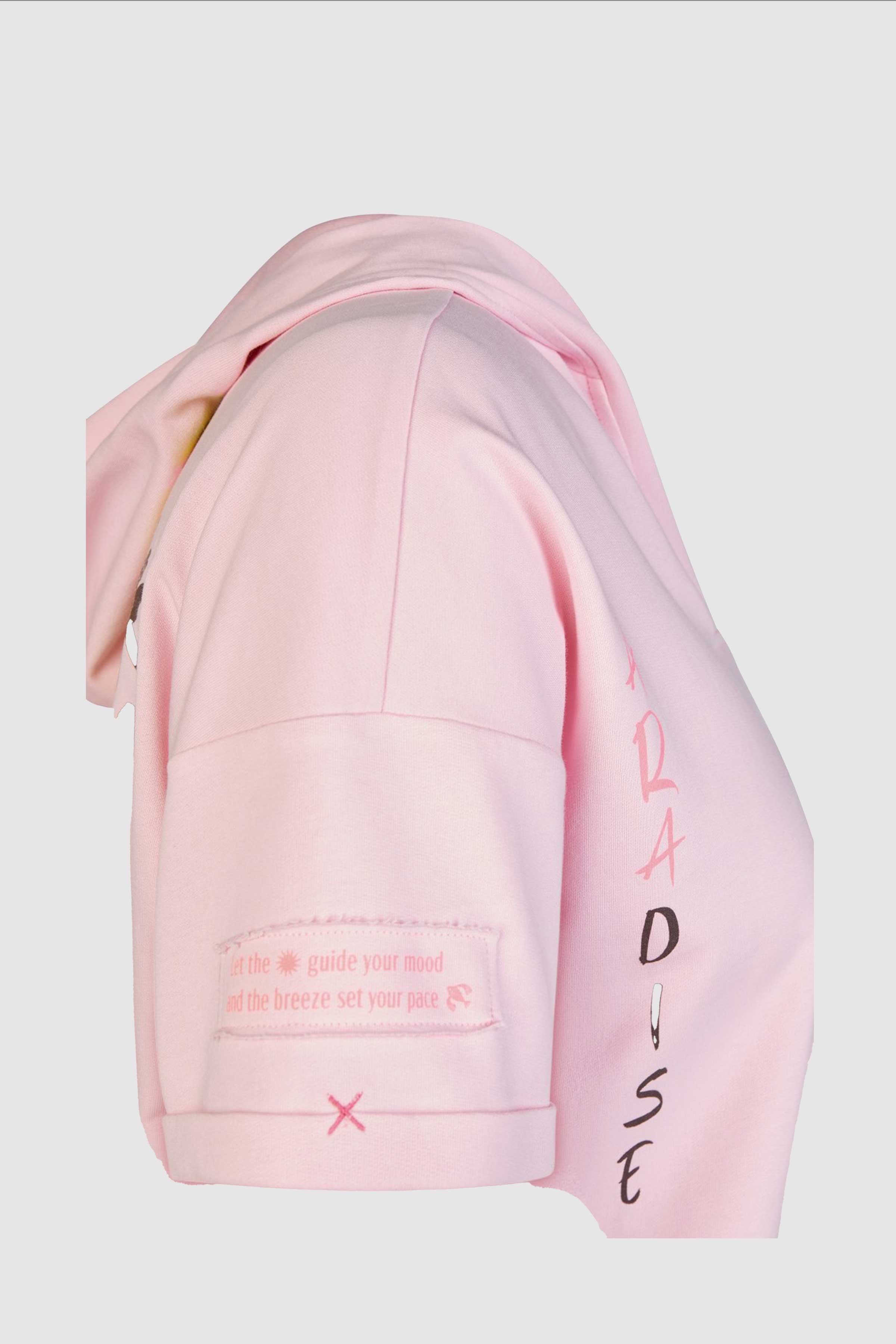 Paradise Hooded Tee in Cherry Blossom