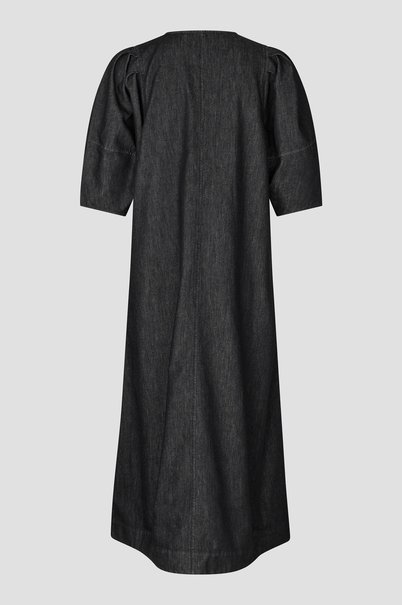 Dera Denim Dress in Black