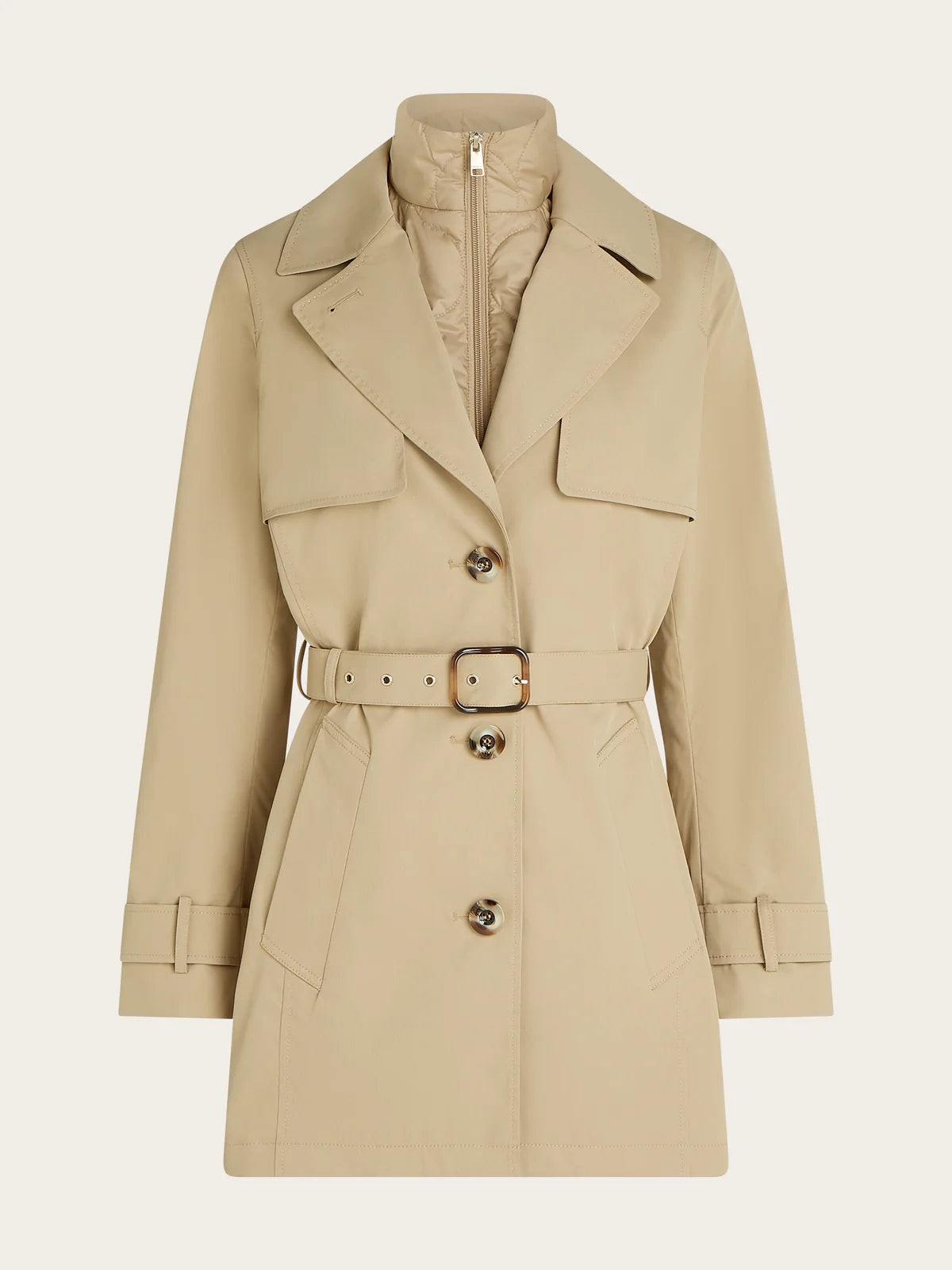 Chelsea Trench Coat in Soft Camel