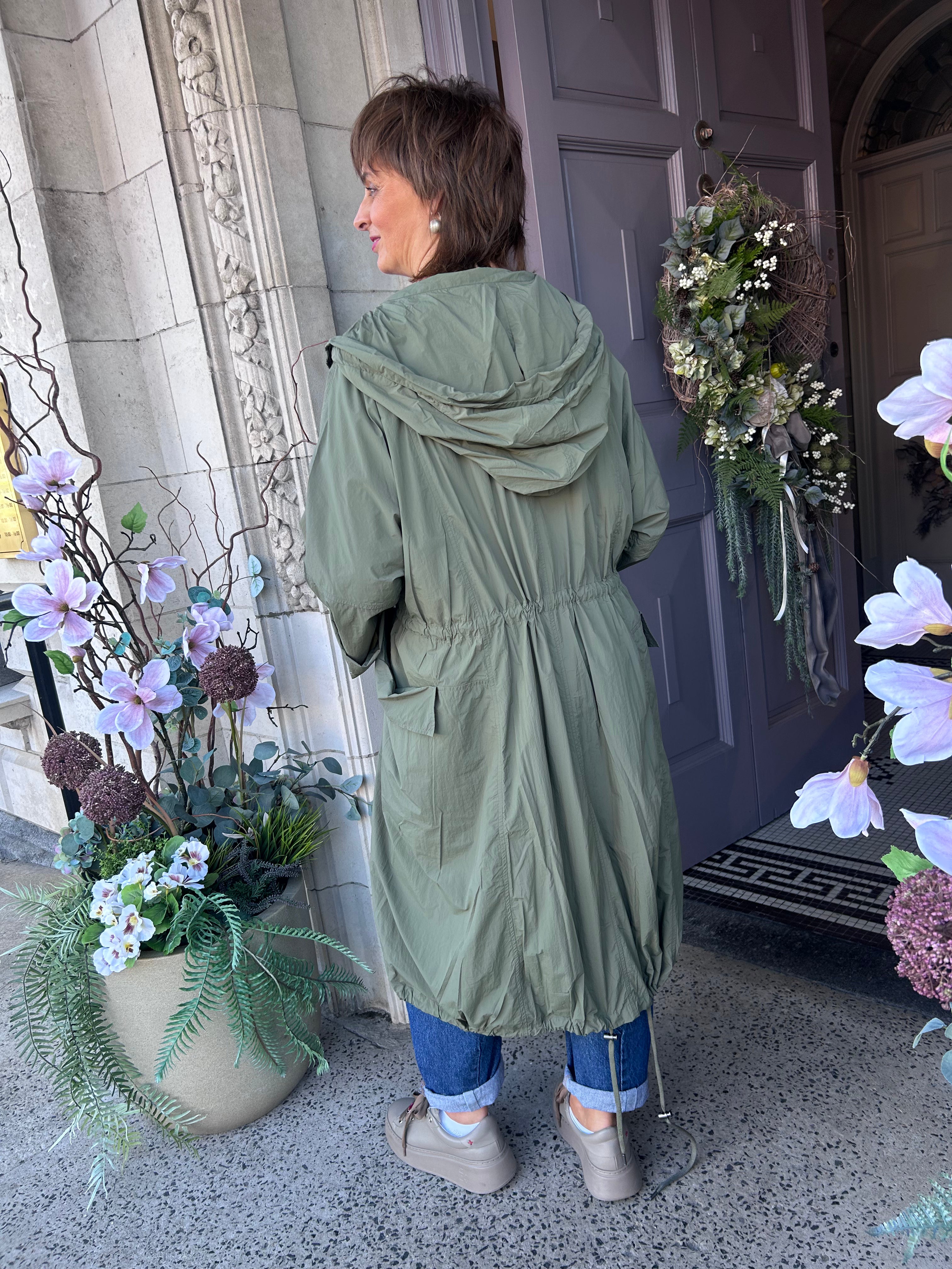 Light Coat in Olive