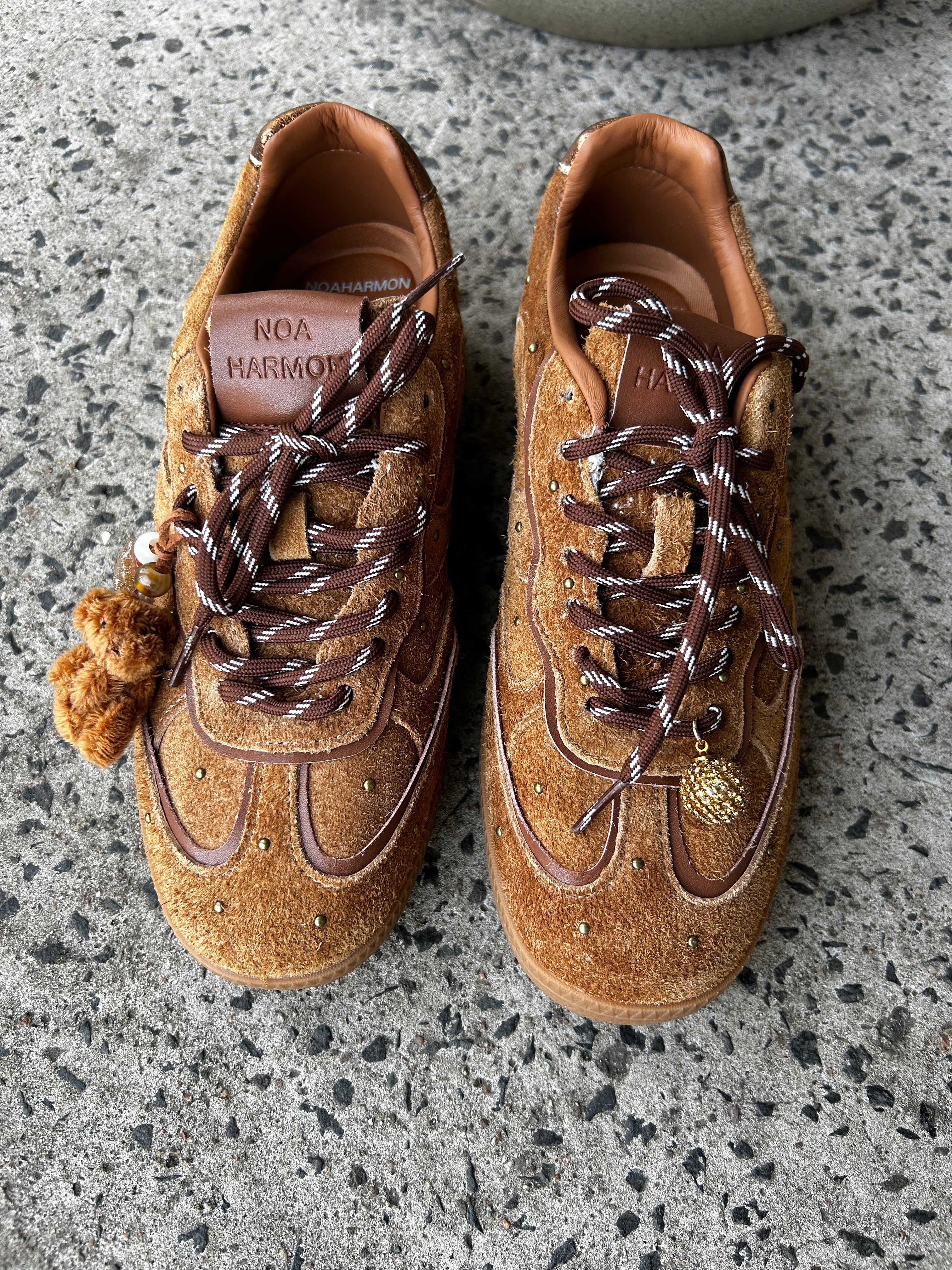Casual Mujer Tem Sneaker in Tan