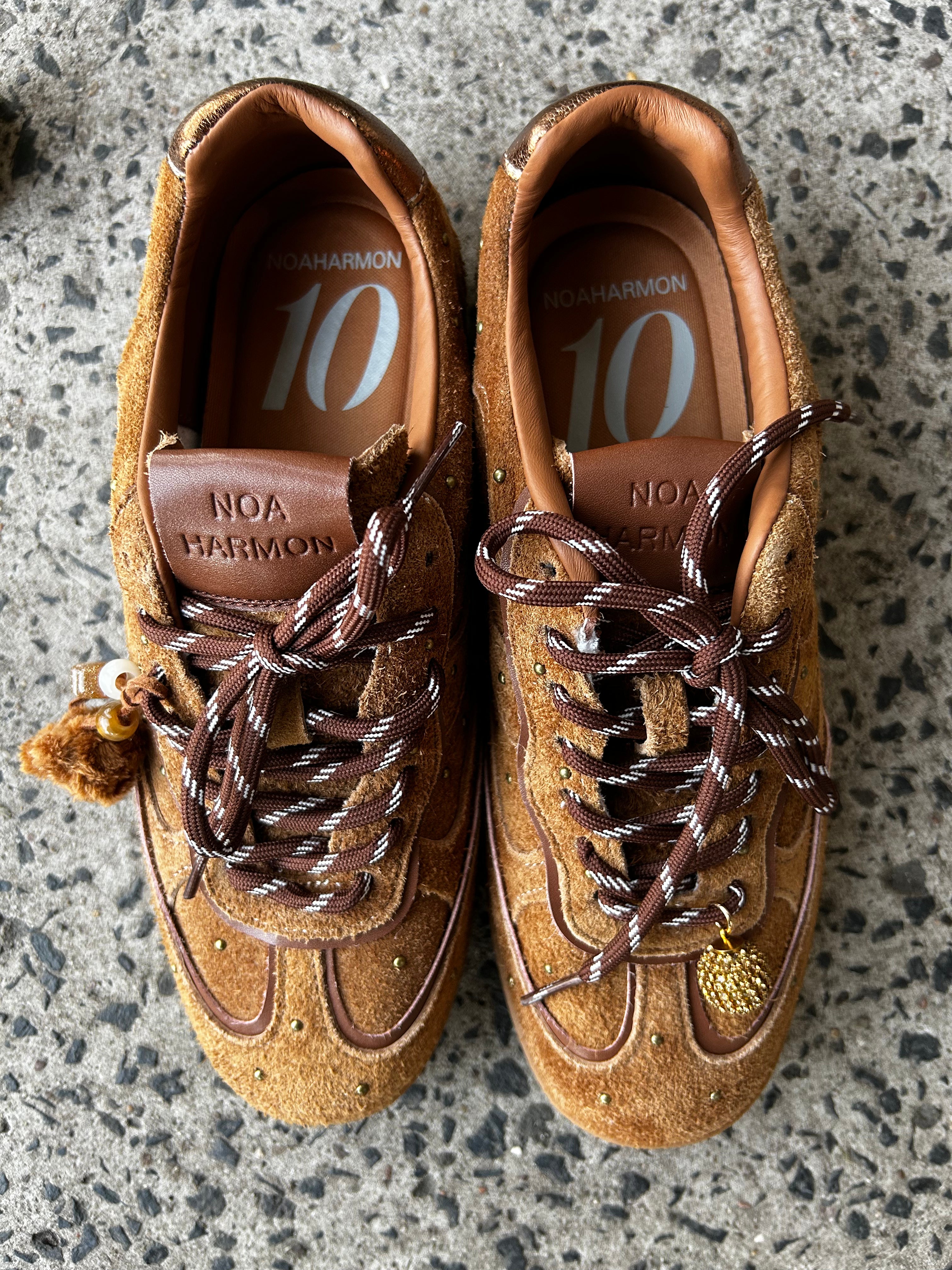 Casual Mujer Tem Sneaker in Tan