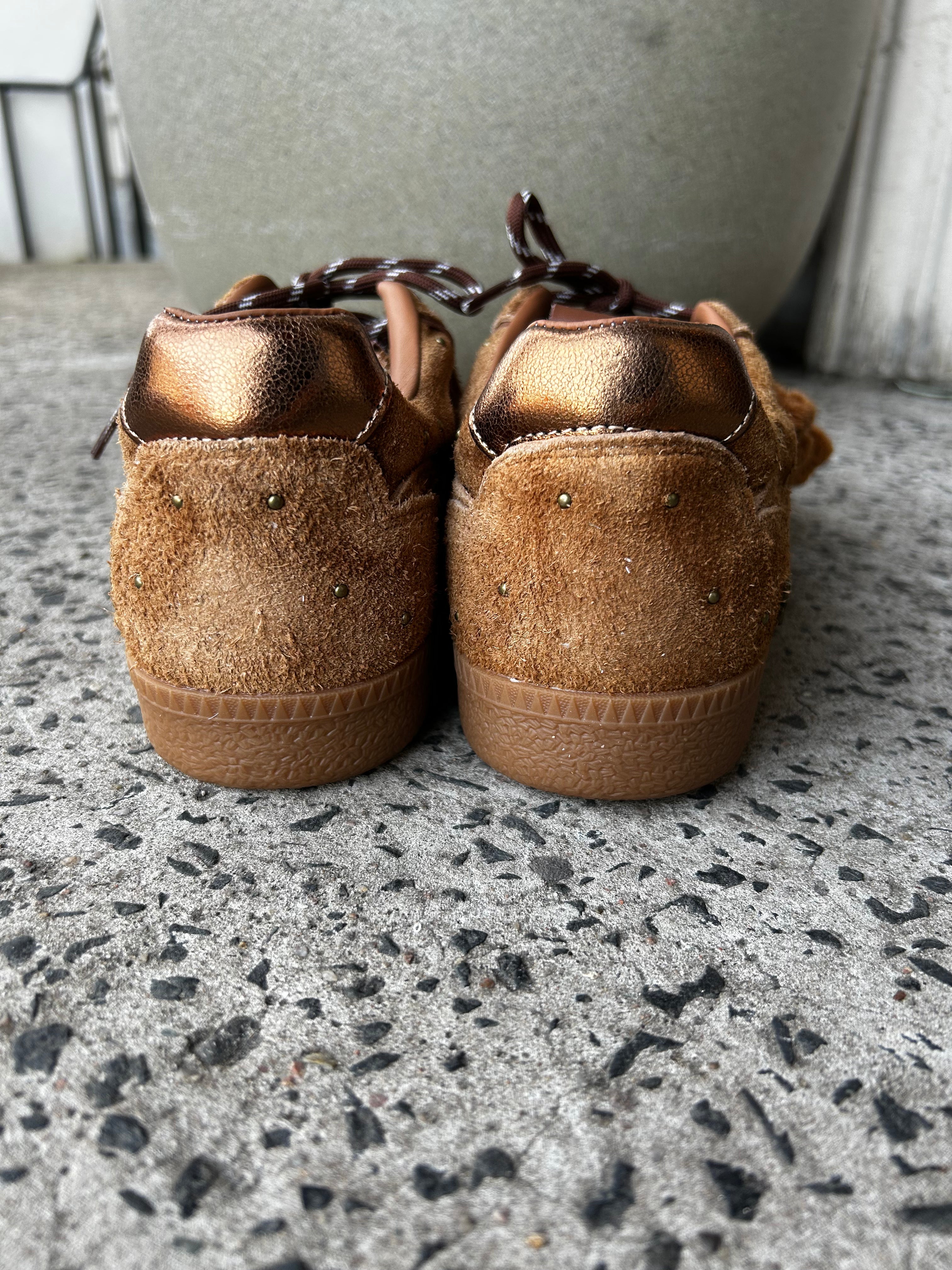 Casual Mujer Tem Sneaker in Tan