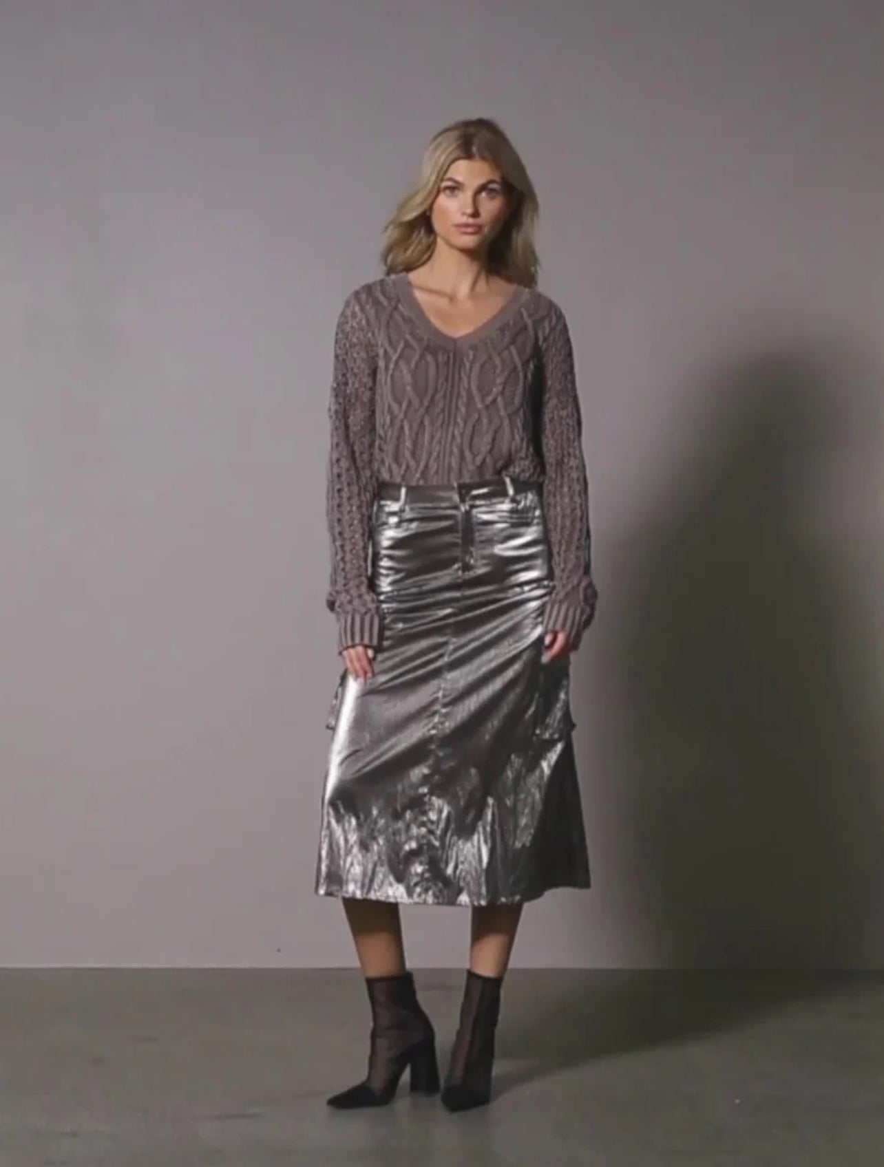 Ylva Skirt in Mud