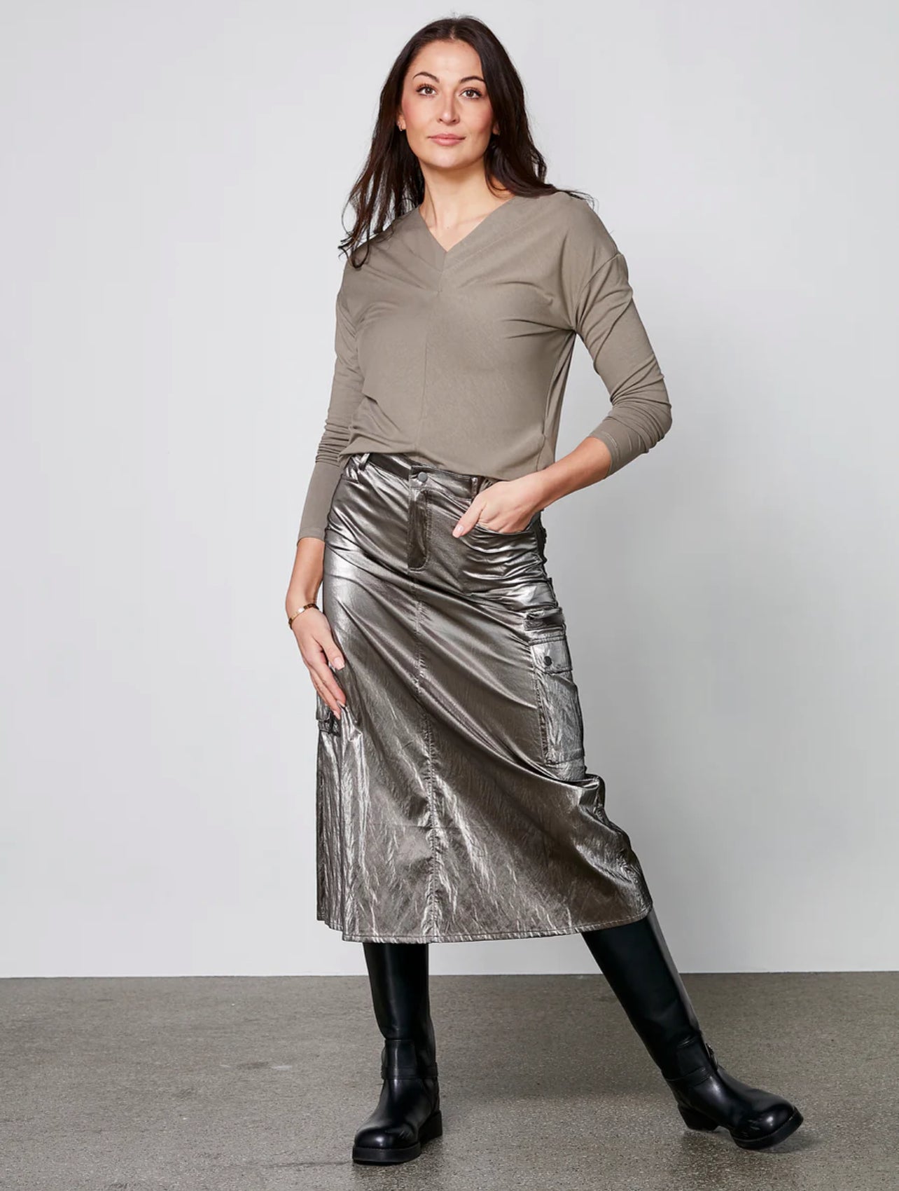 Ylva Skirt in Mud