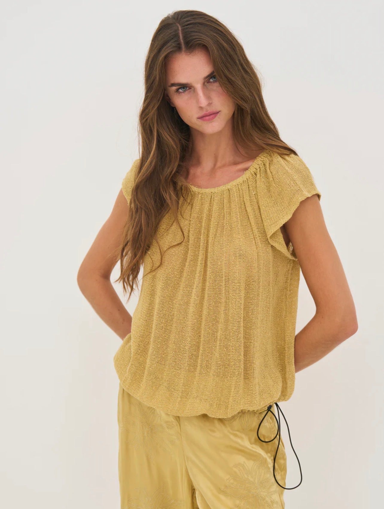 Dewi Top in Yellow