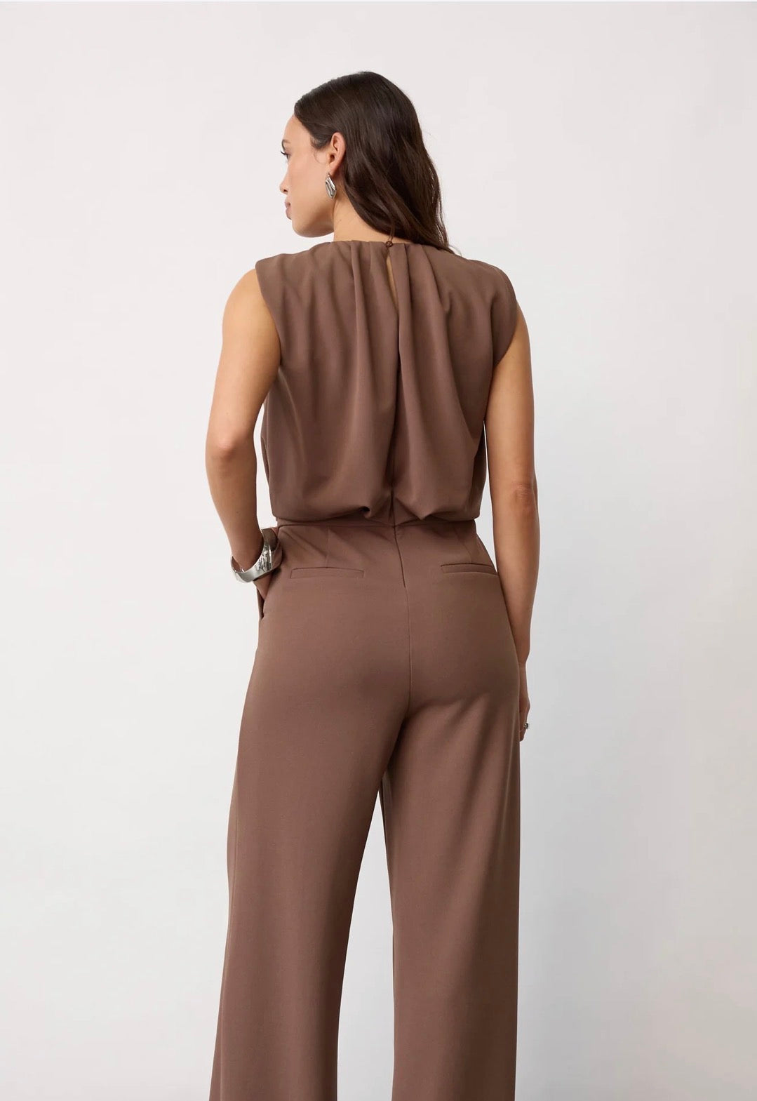 Falconcc Pleat Suit in Walnut