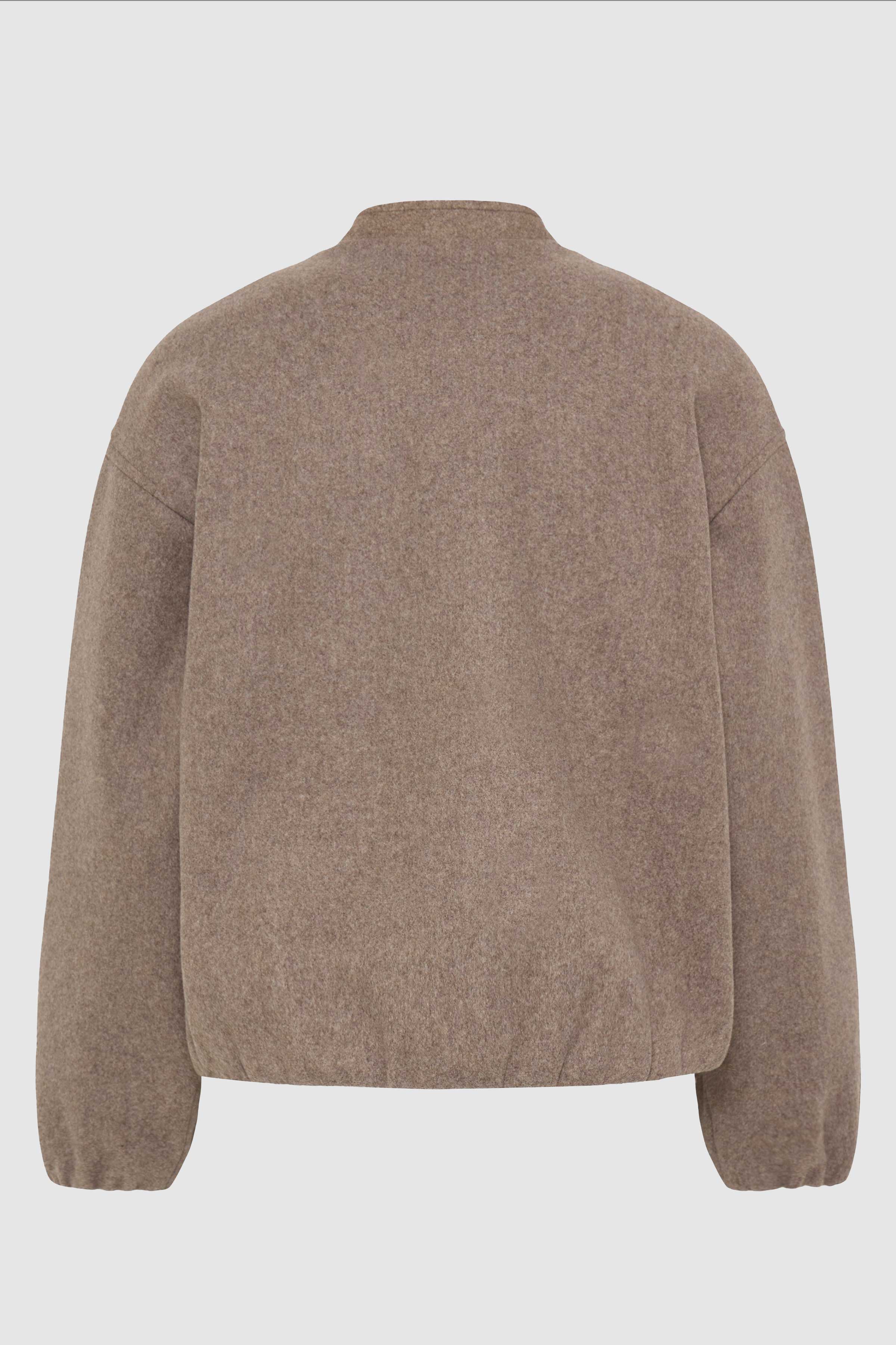 Jannet Jacket in Taupe Gray Melange