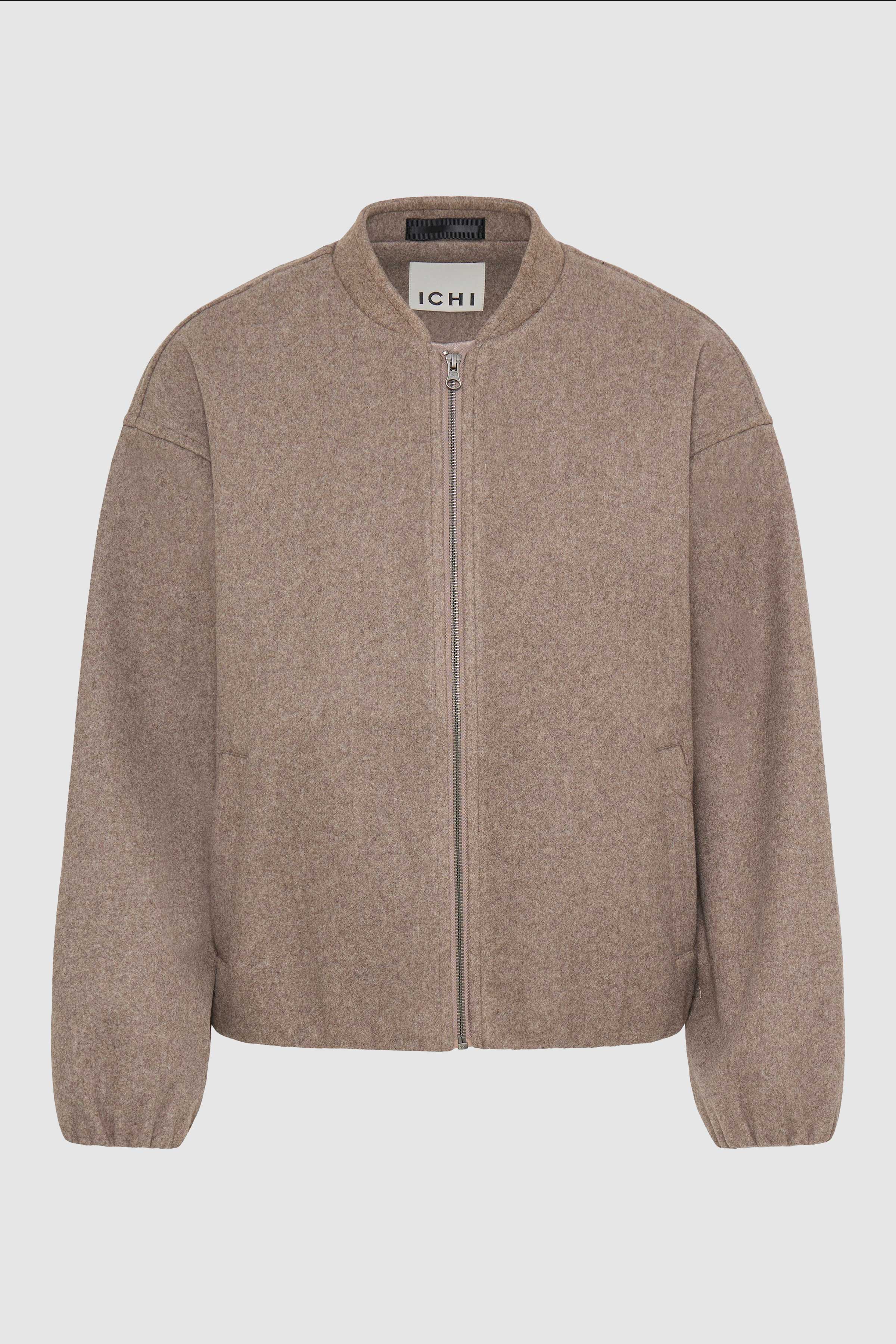 Jannet Jacket in Taupe Gray Melange
