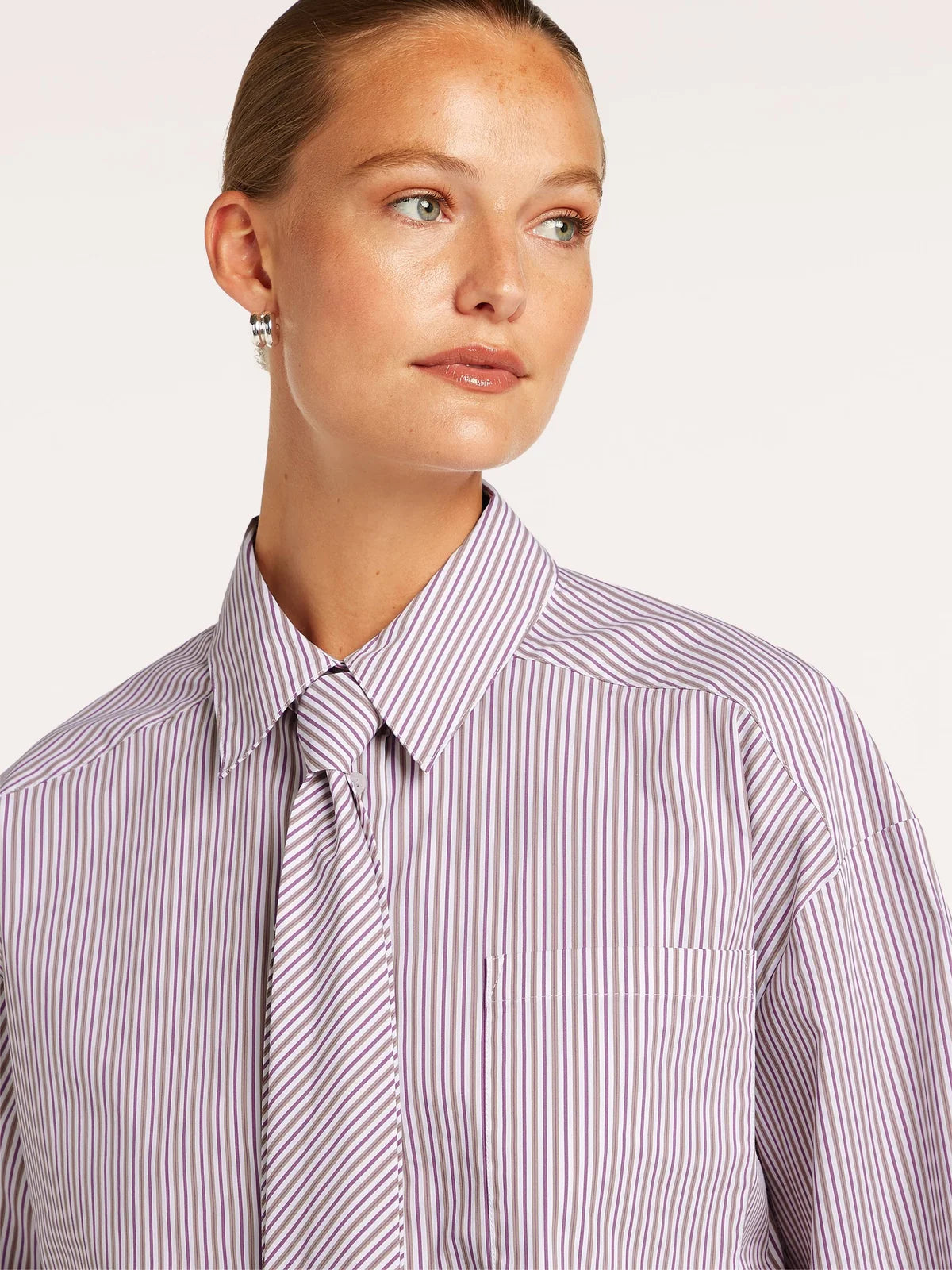 Jessica Blouse in Dark Berry