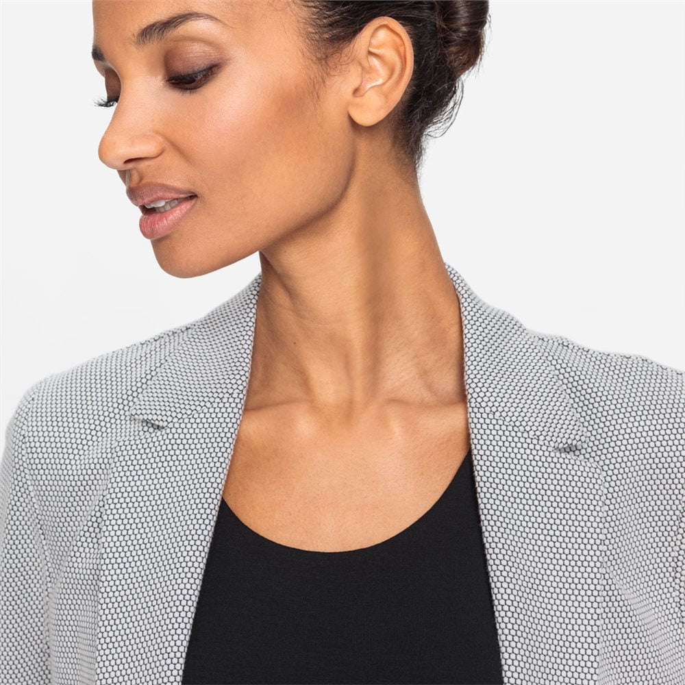 Patterned Blazer in Black