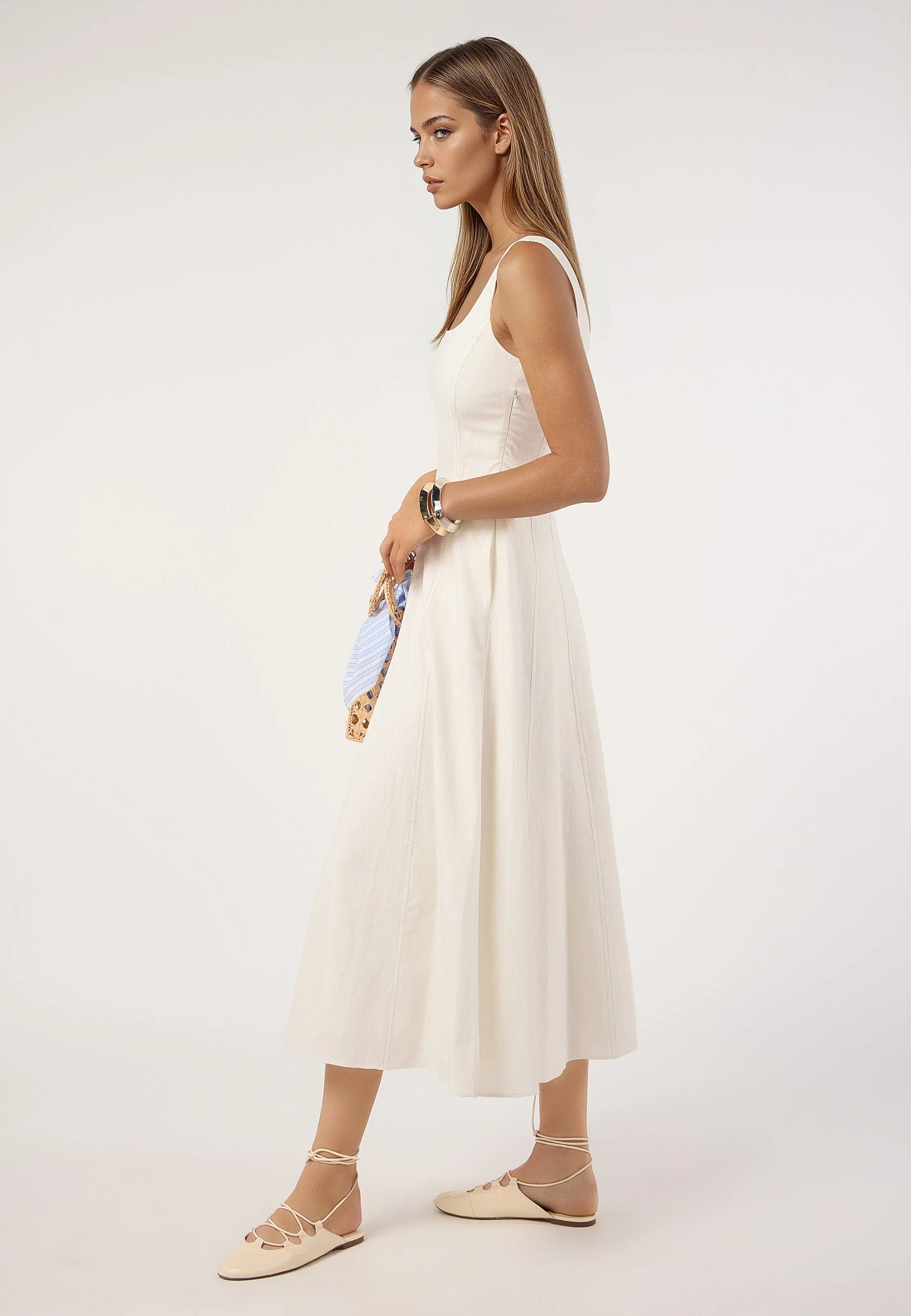 Brandy Ⅱ Dress in White