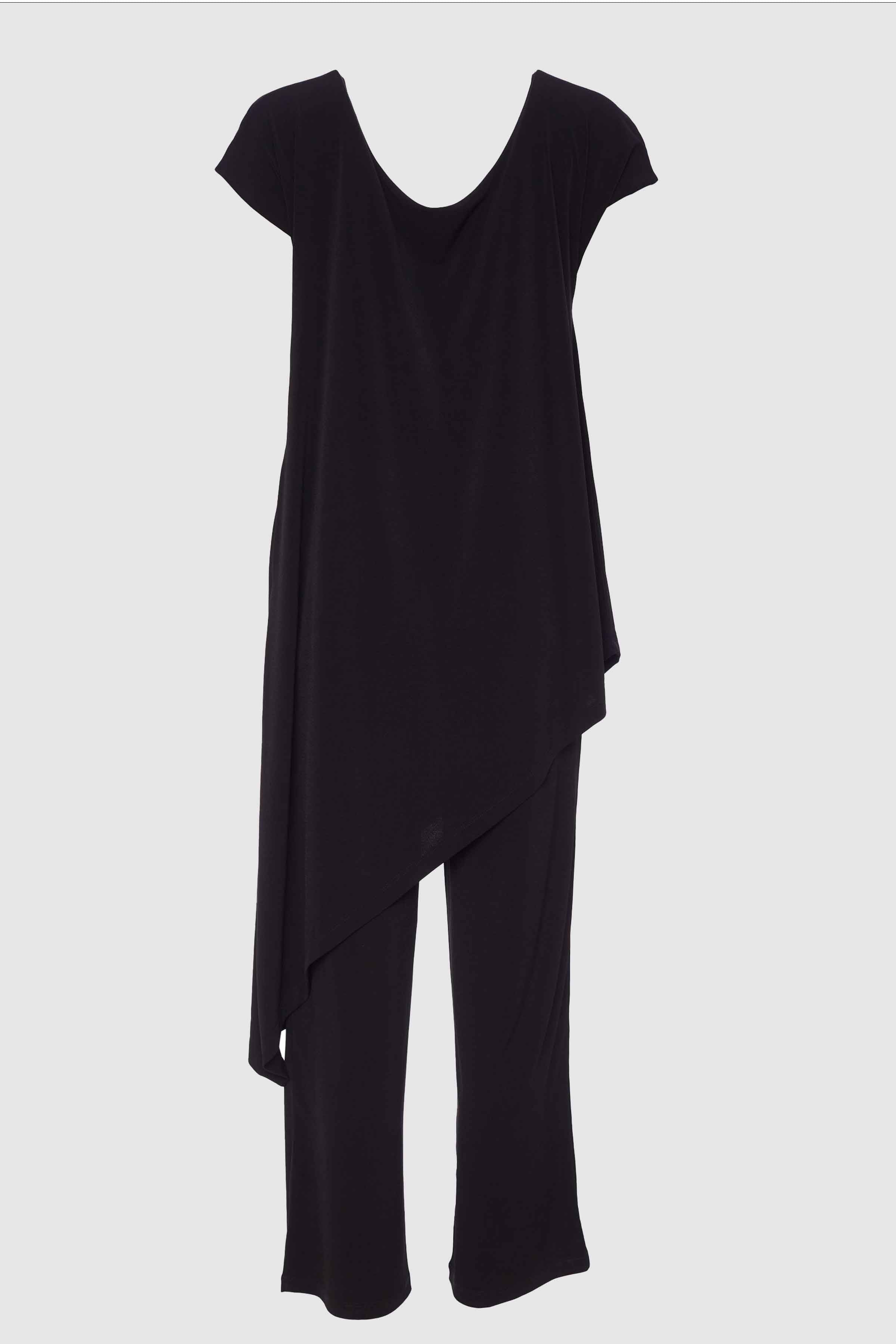 Jumpsuit with Overtop in Black