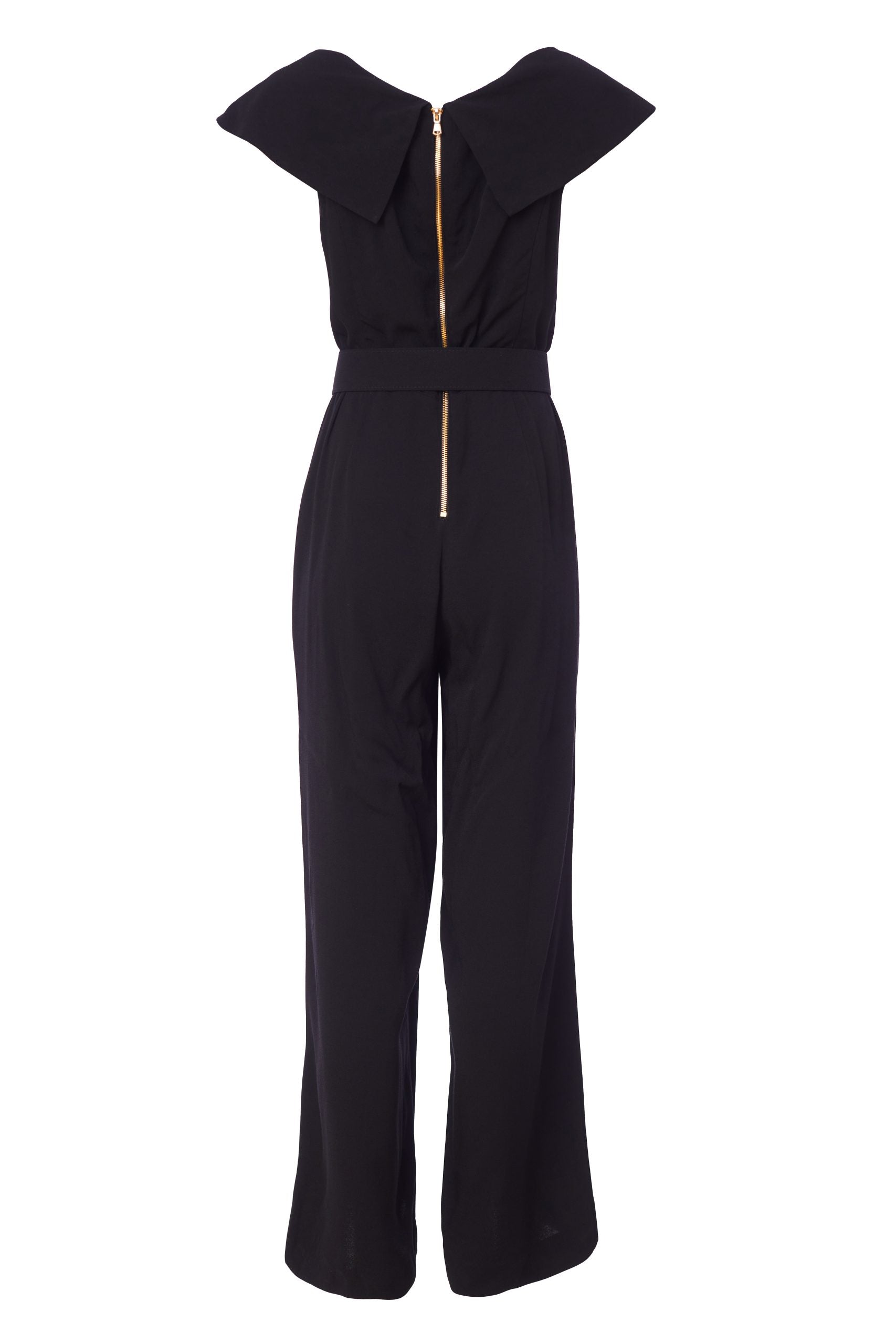 Double Breasted Jumpsuit in Black