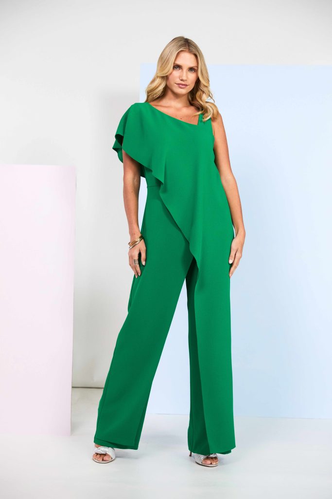 Jumpsuit With Over Top  in Glas