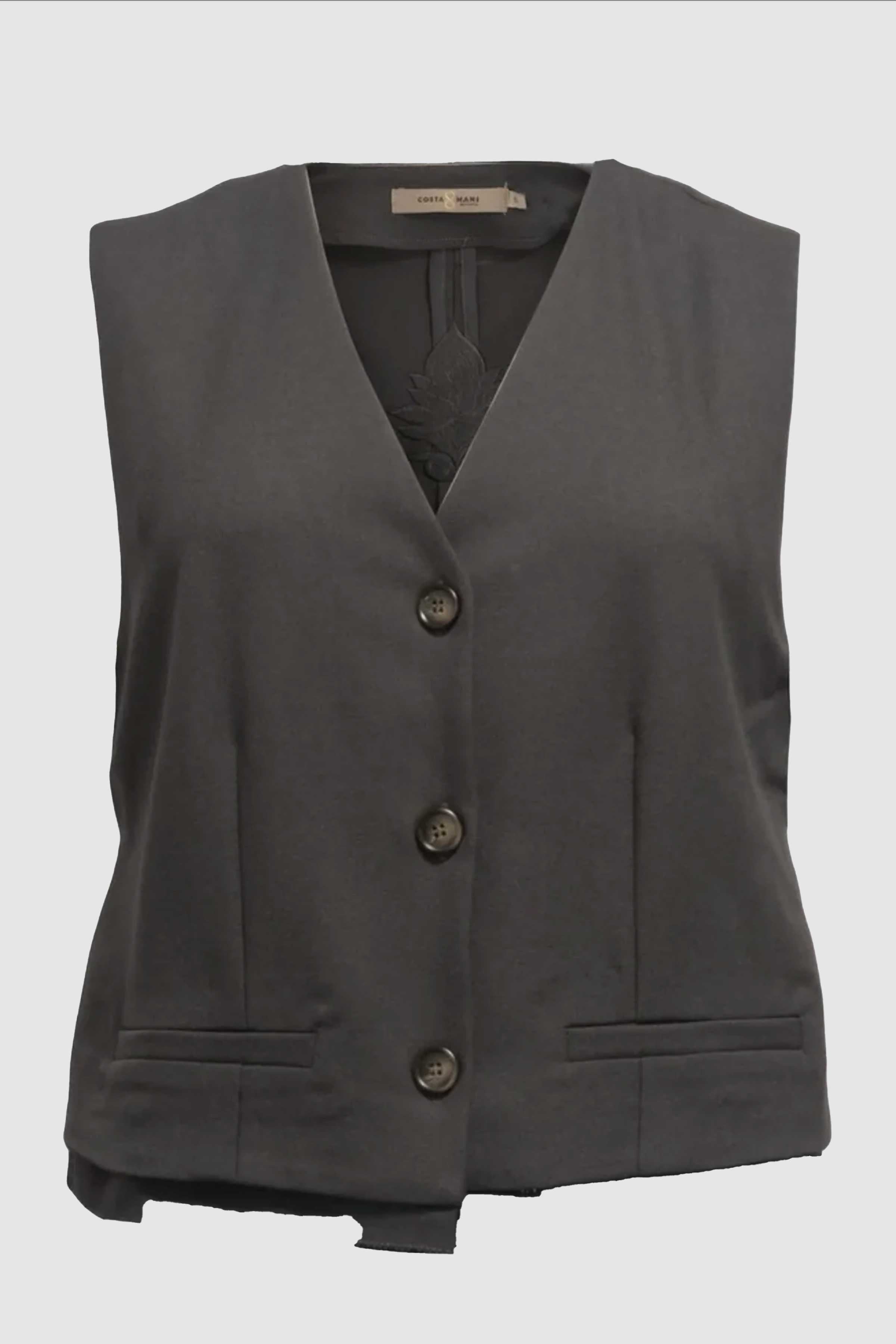 Knight Vest in Dark Grey