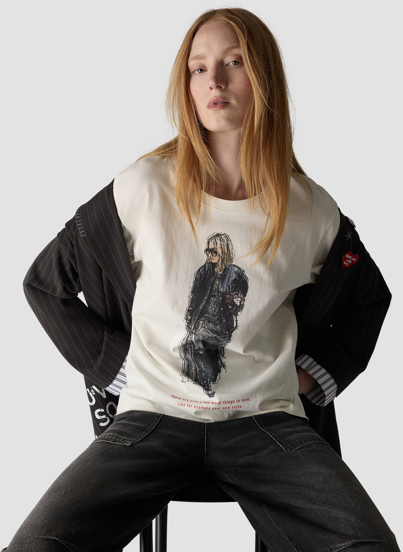 Fashion Girl Tee in White