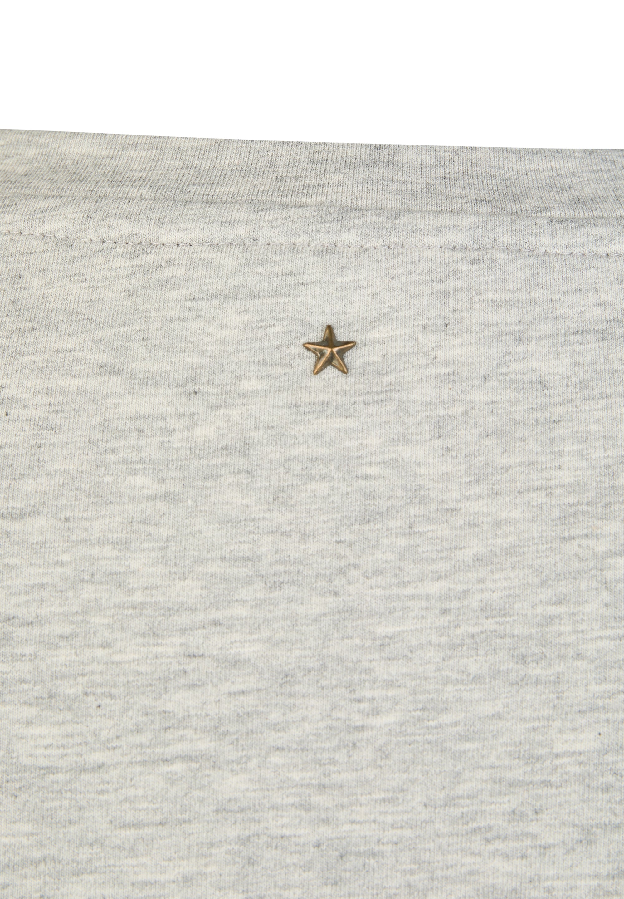 Hallie Graphic T-Shirt in Pearl Grey Melange