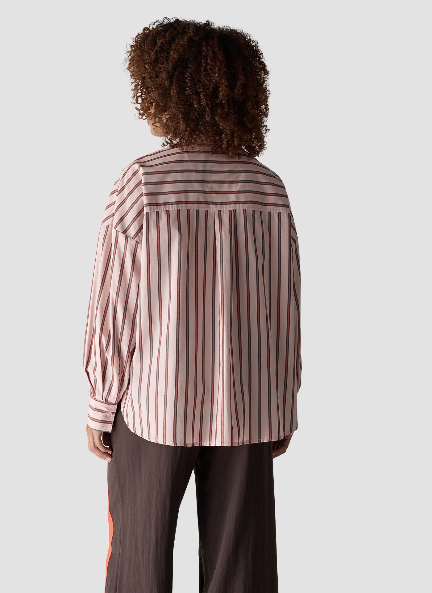 Rodeo Stripe Blouse in Powder