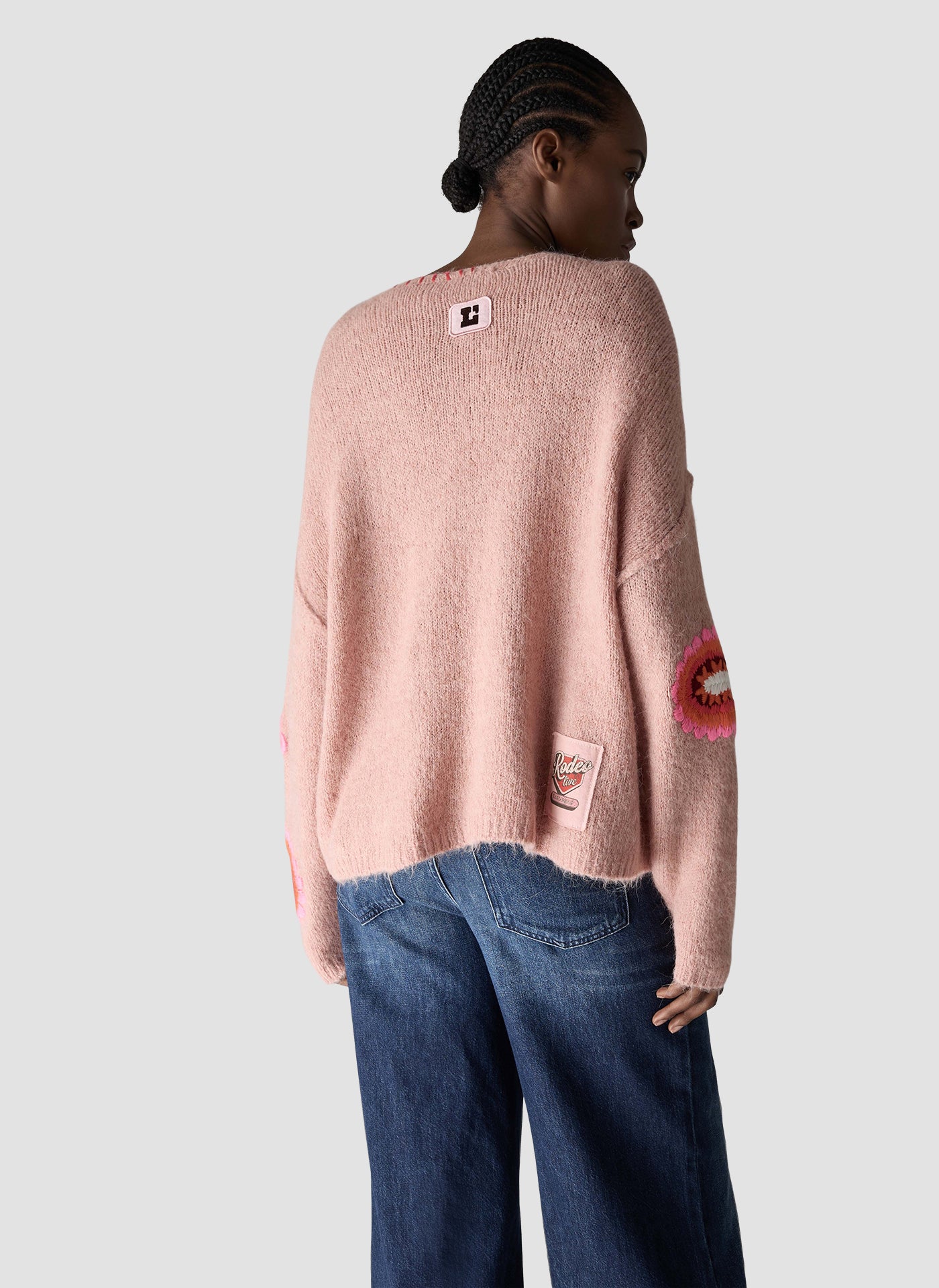 Paisley Sweater in Powder
