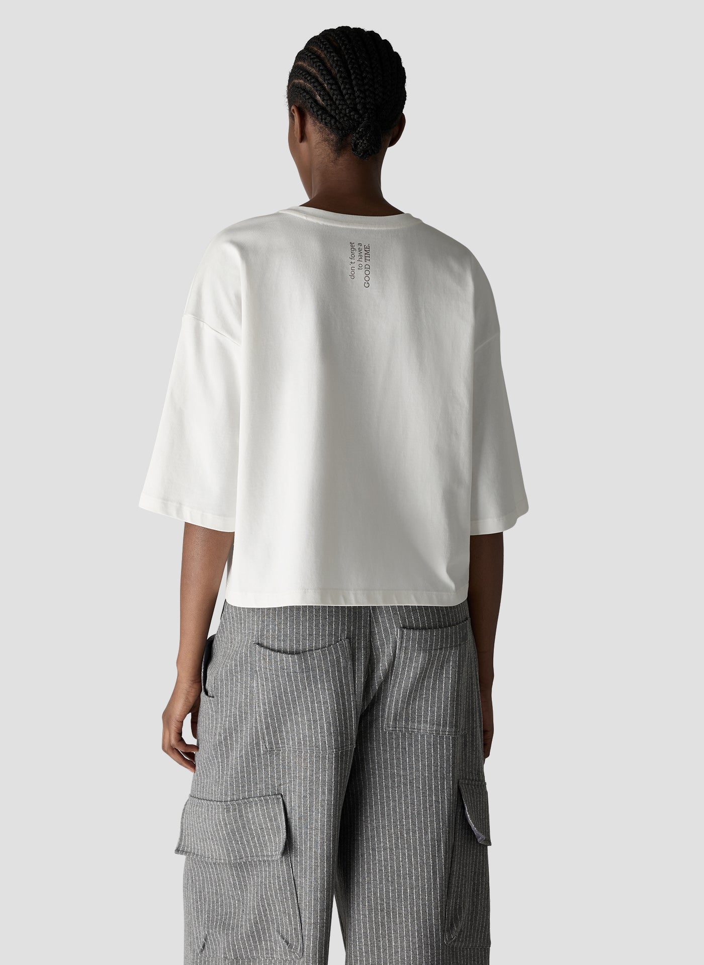 Amelie Graphic T-Shirt in Off White