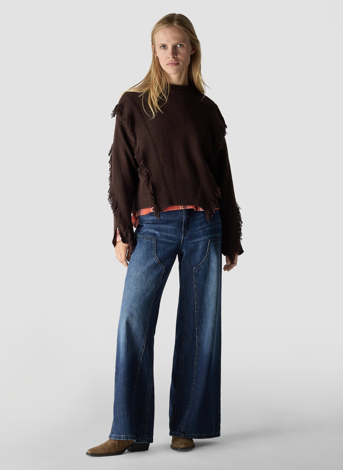 Fringe Sweater in Expresso