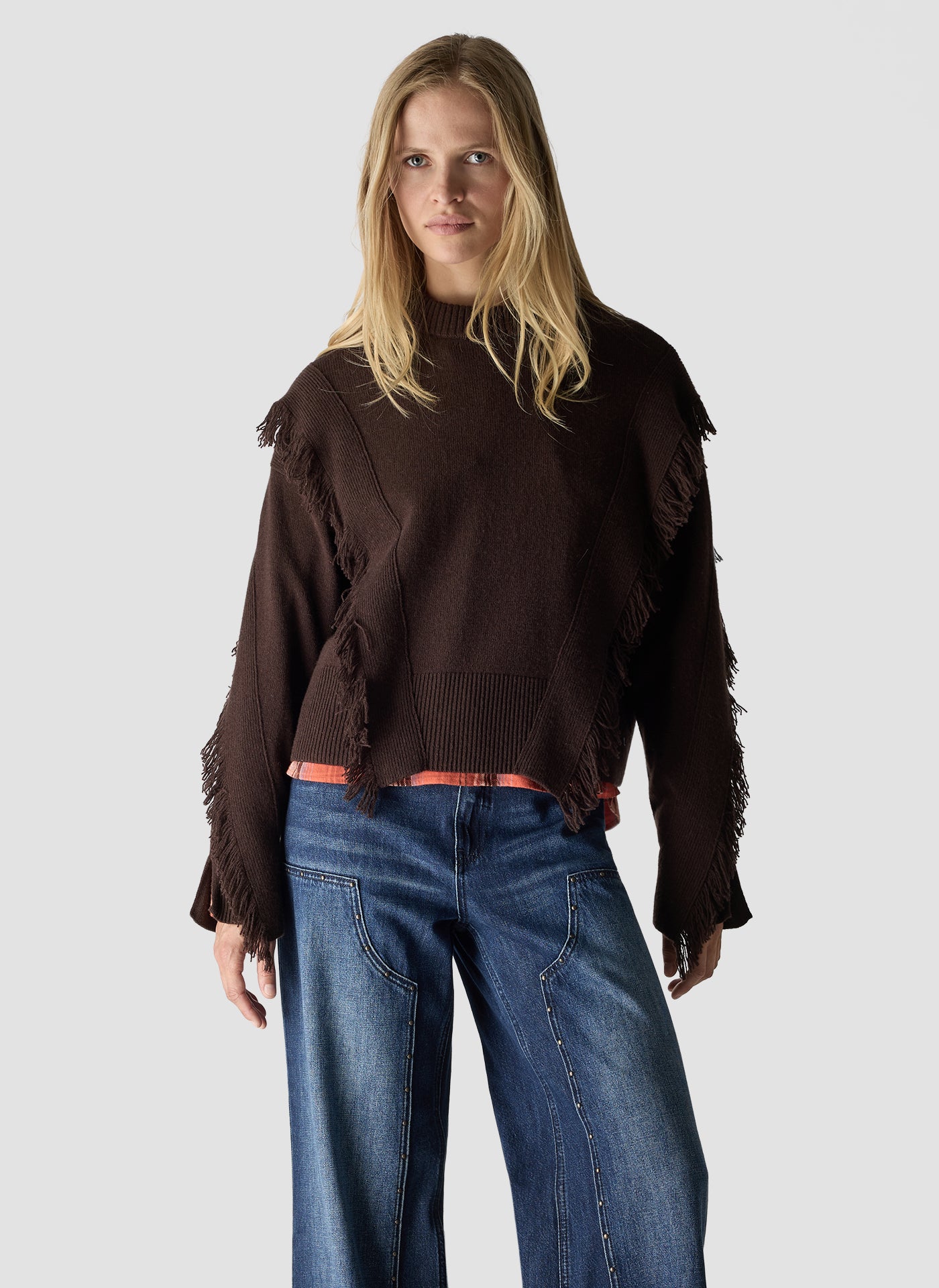 Fringe Sweater in Expresso