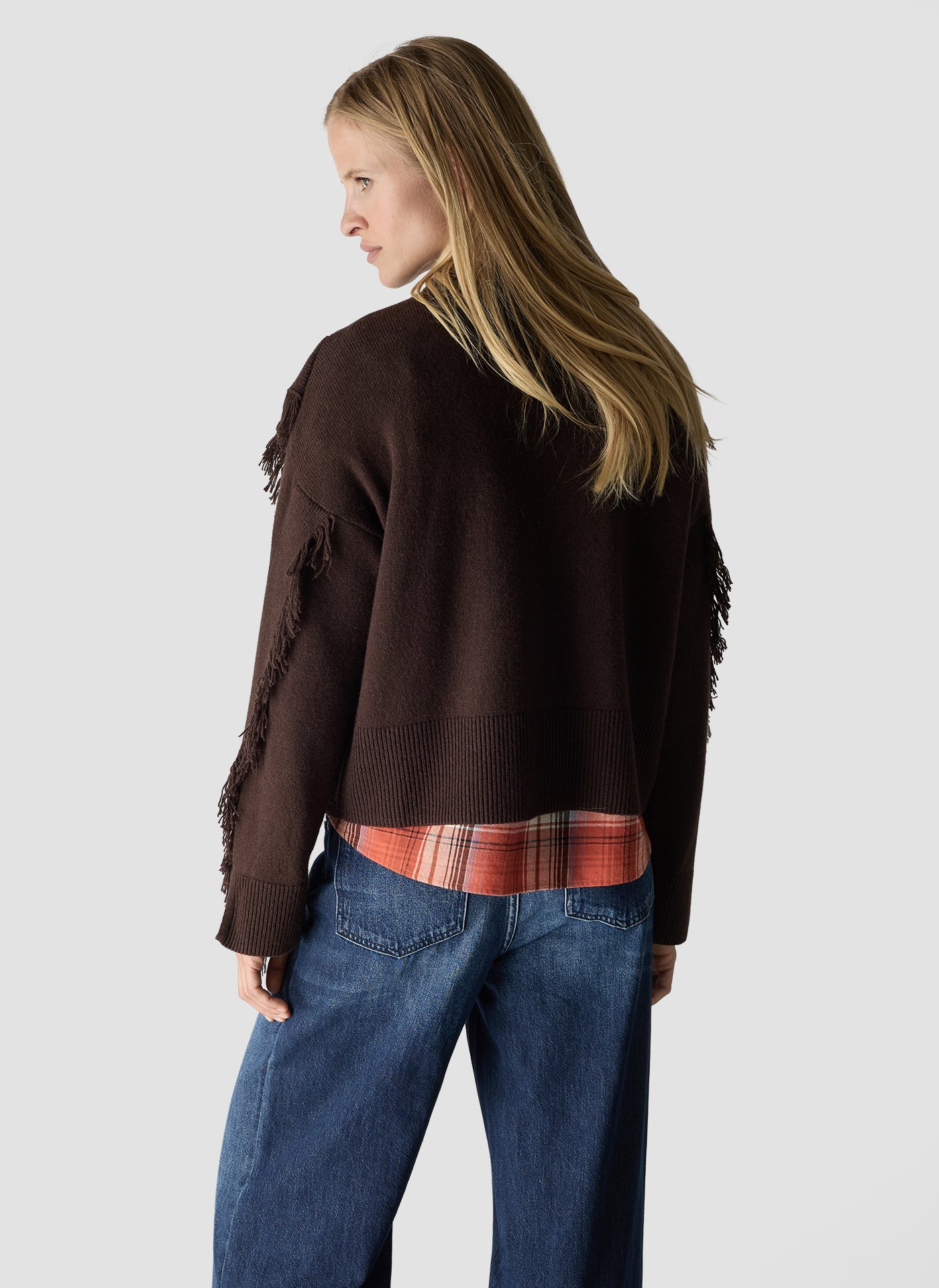 Fringe Sweater in Expresso