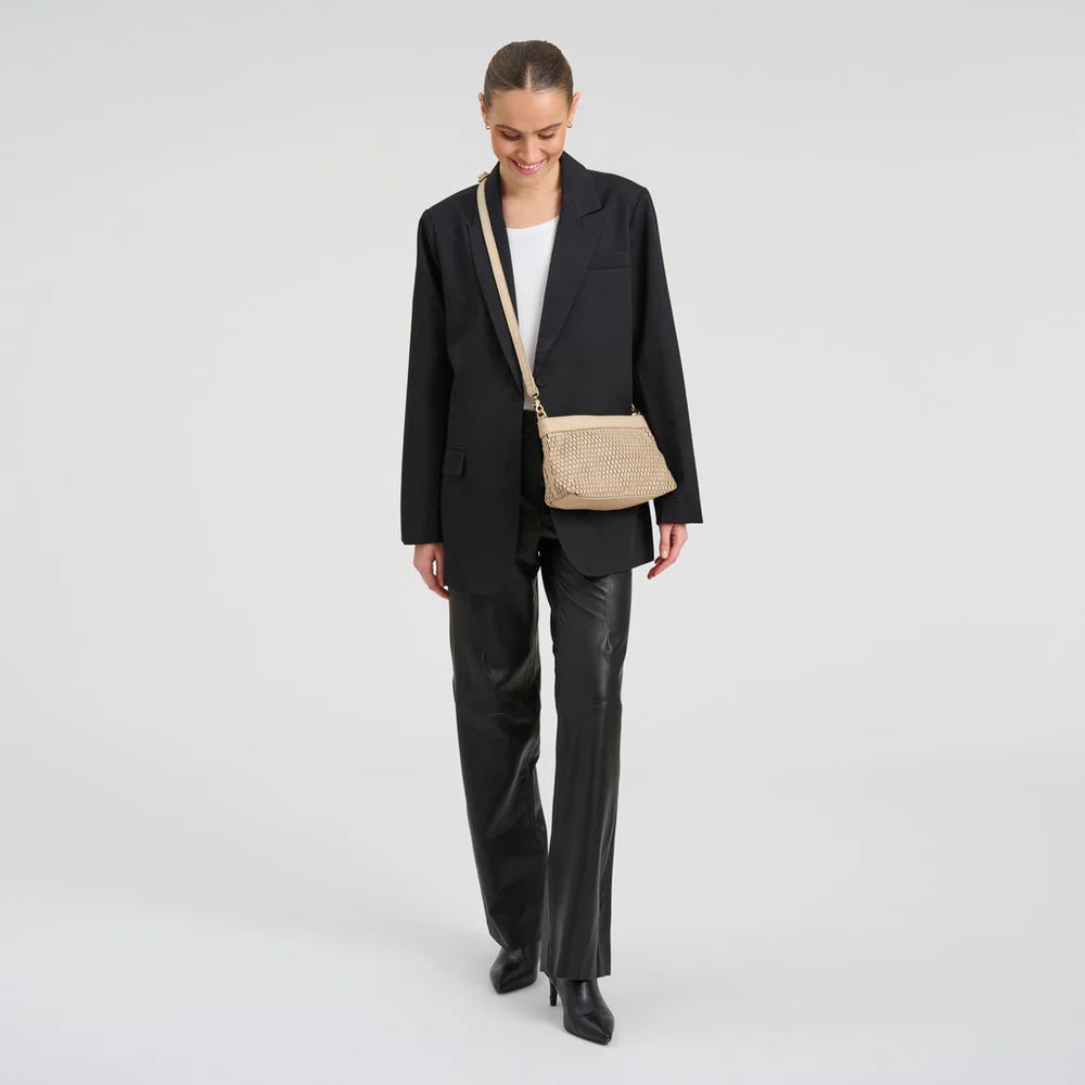 Brussels Clutch Bag in Cream