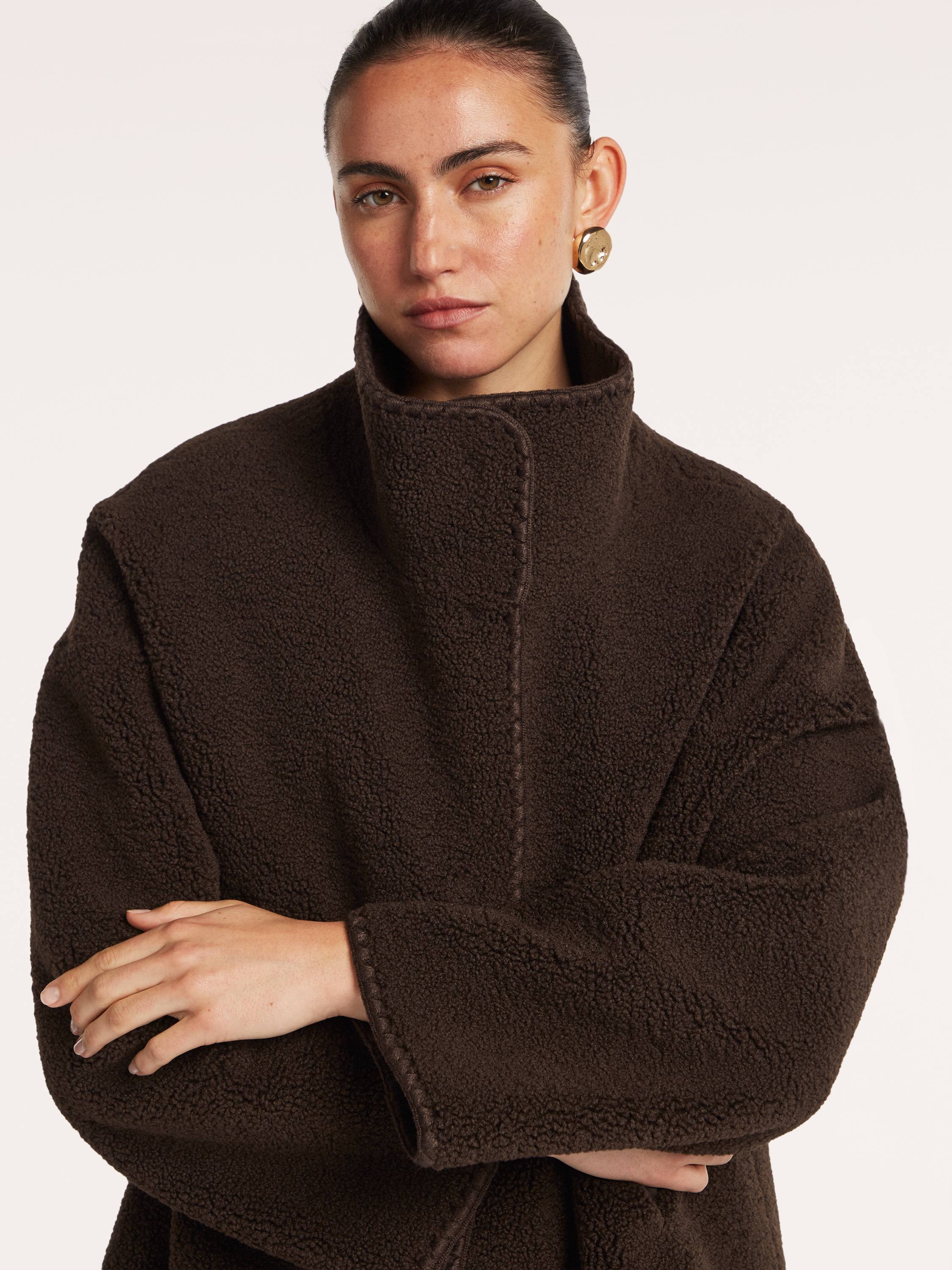 Mica Jacket in Dark Chocolate