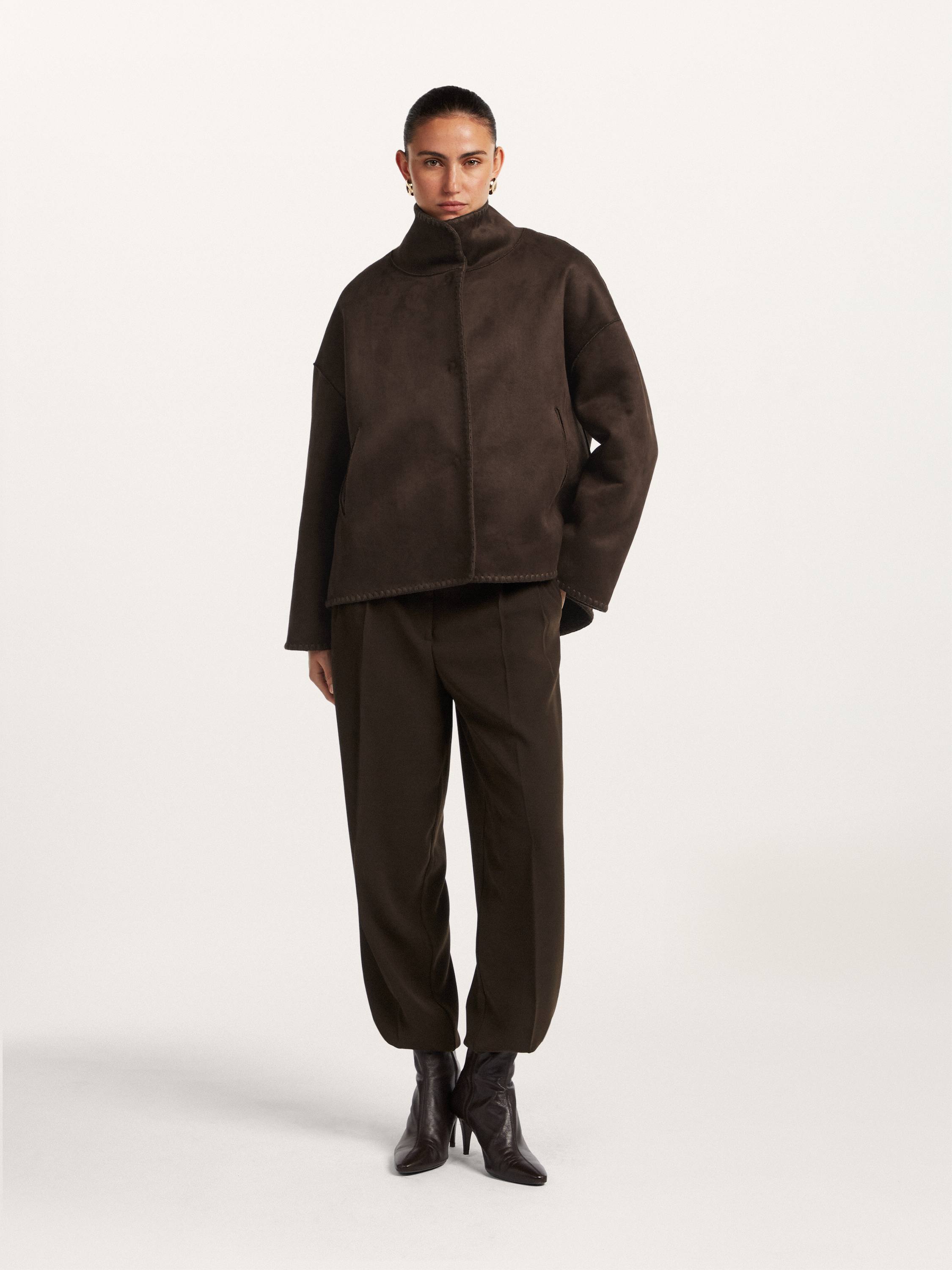 Mica Jacket in Dark Chocolate