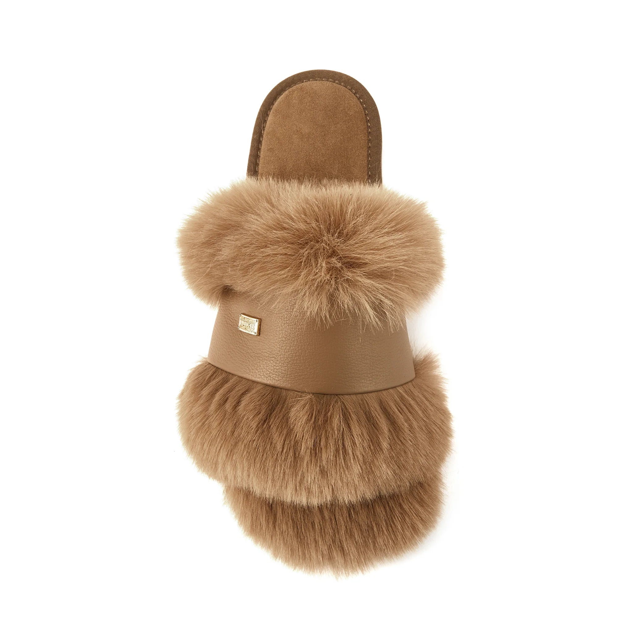 Muchas Luxe Slipper in Taupe
