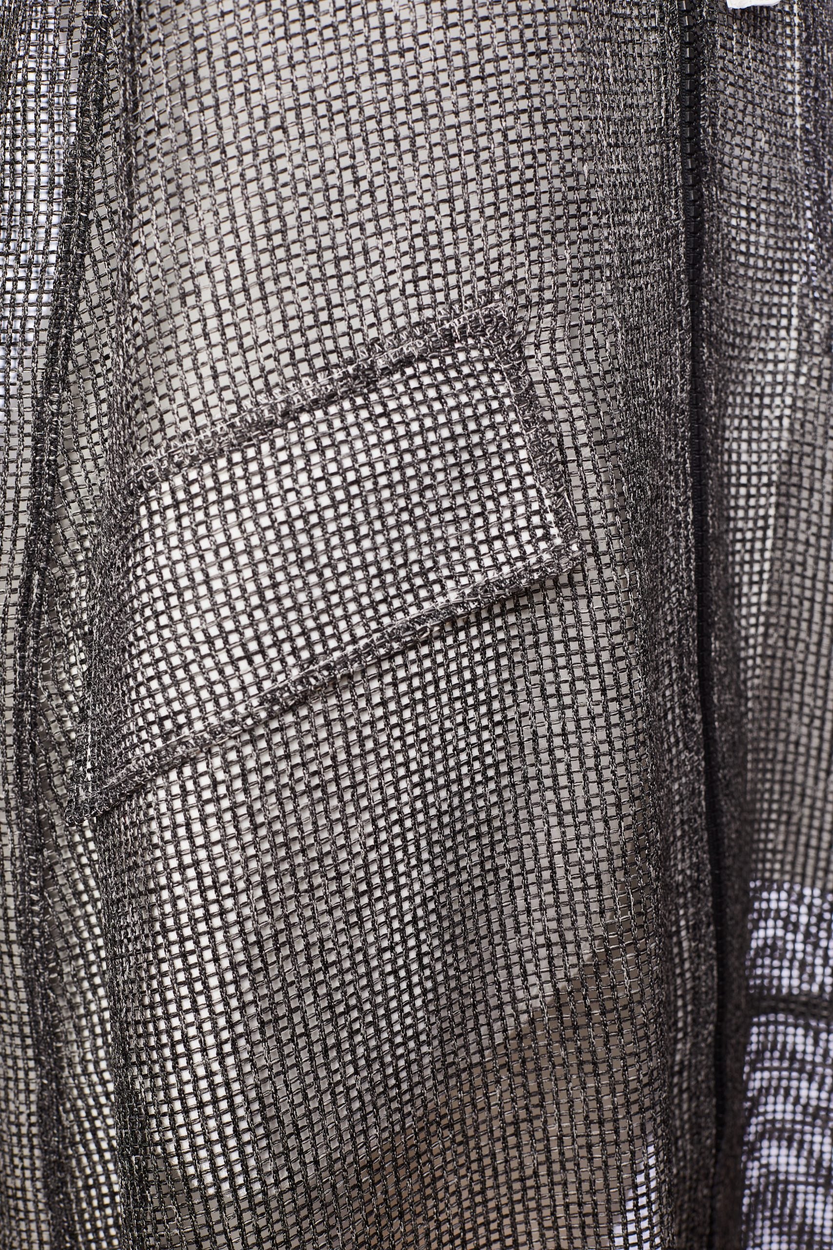 Loose Weave Waistcoat in Anthracite