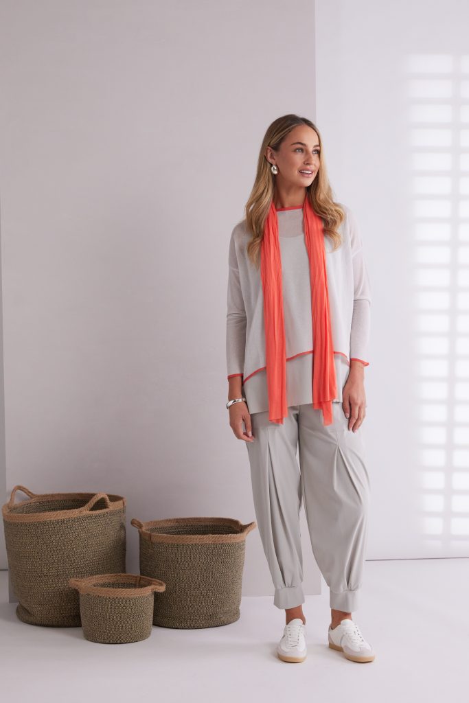 Scooped Back Cami in Ash