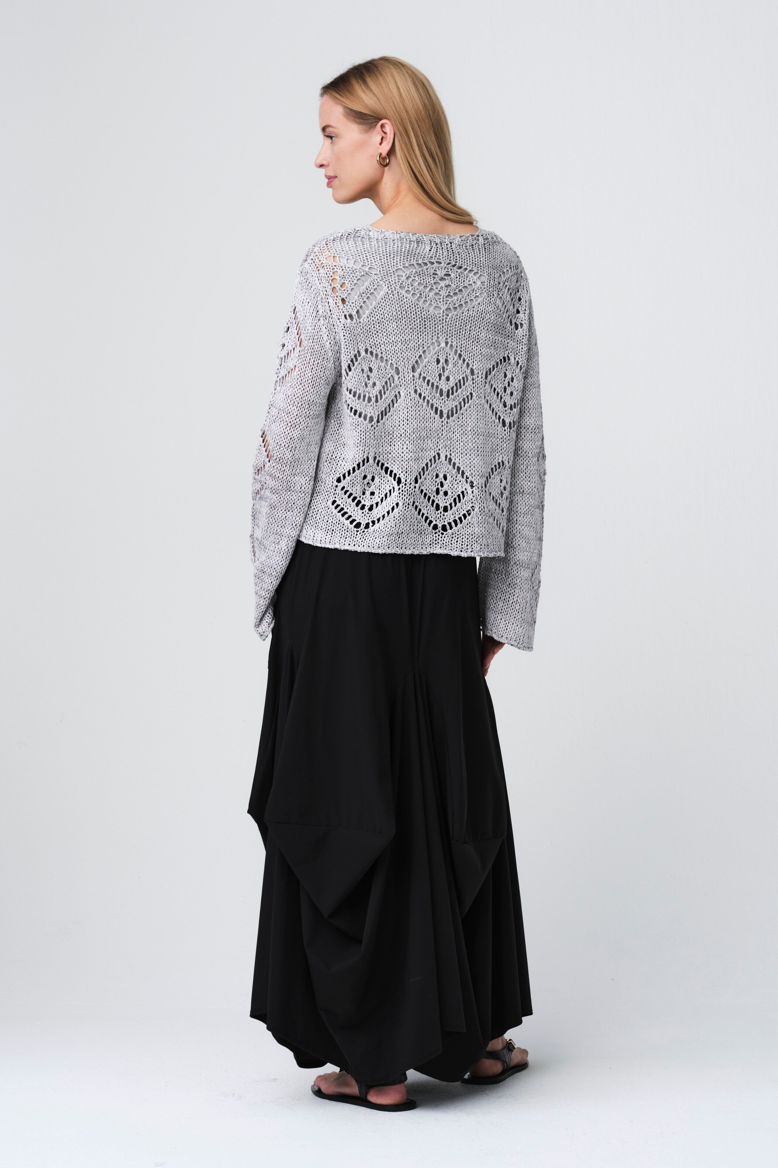 Nell Skirt Technical Jersey in Black