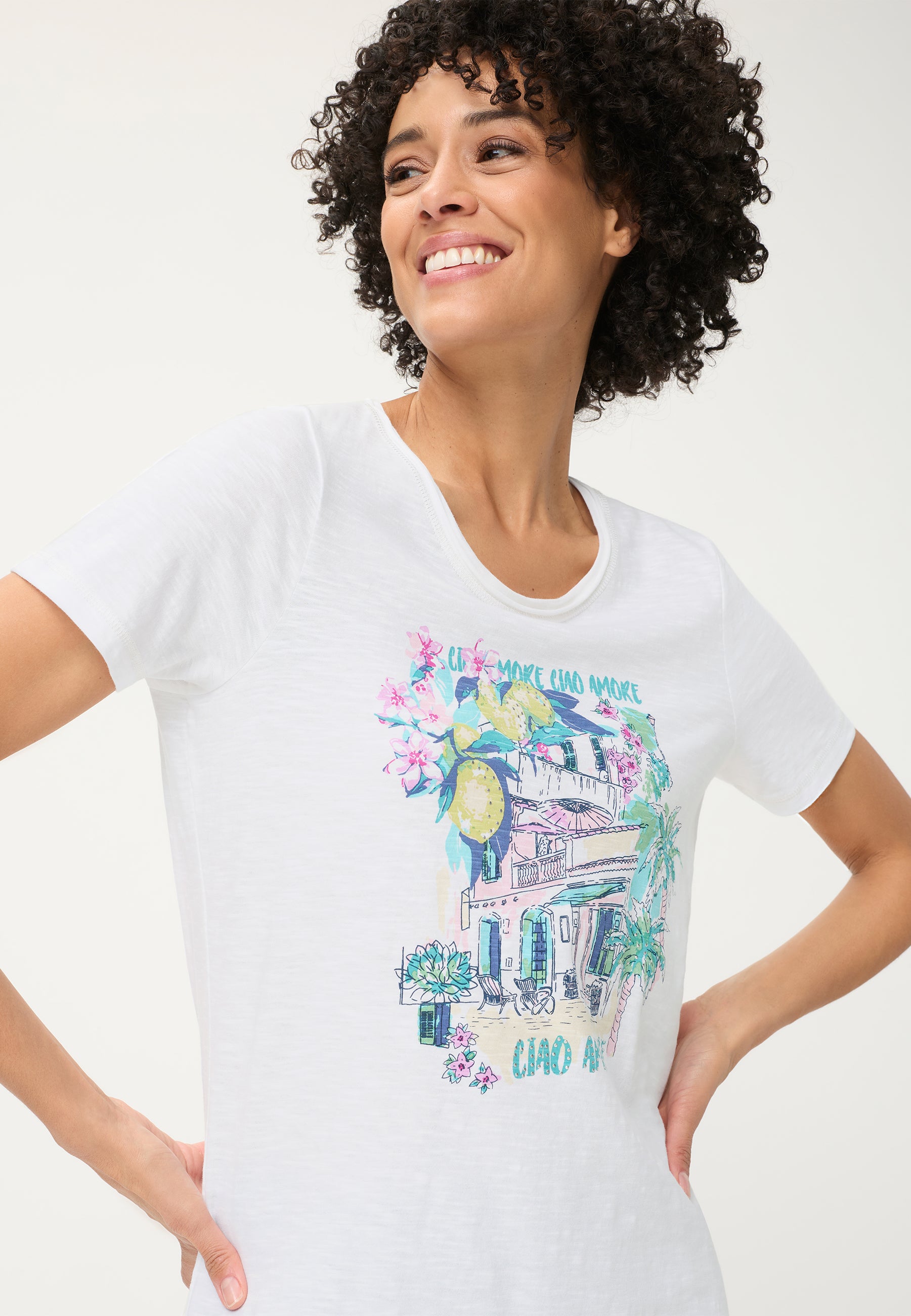 Ciao Amore T-Shirt in White