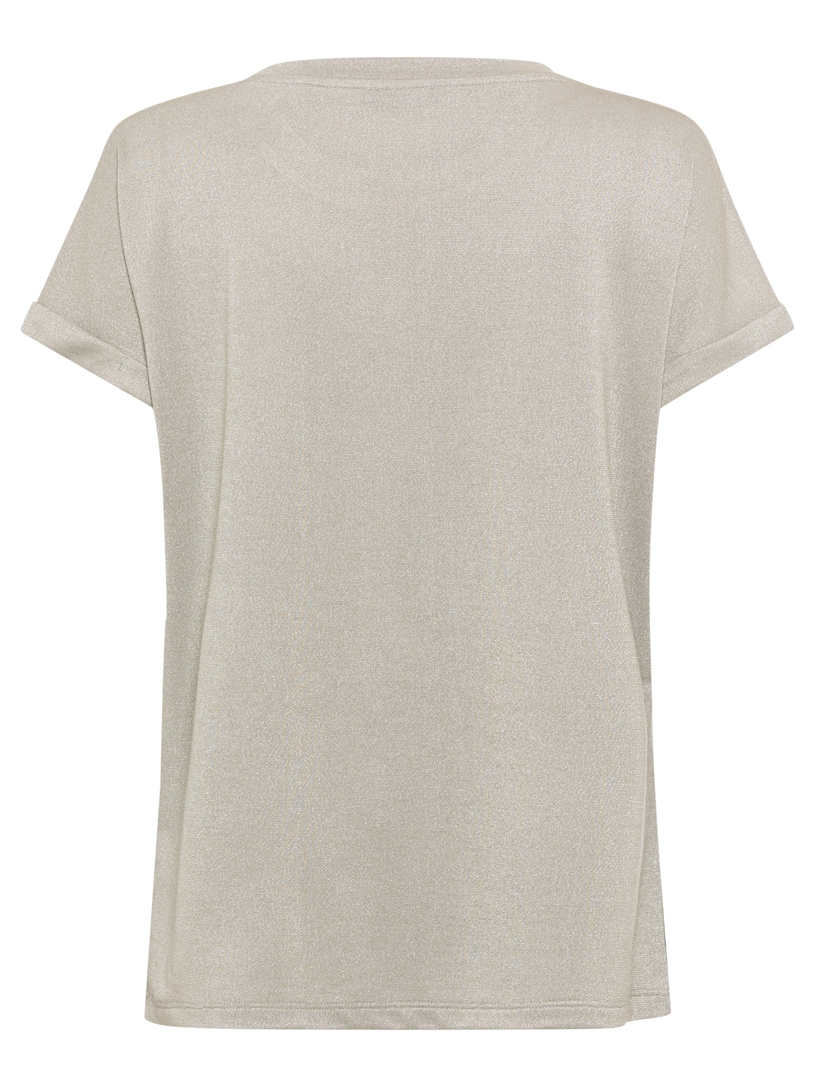 T-Shirt with Cosima Print in Light Khaki