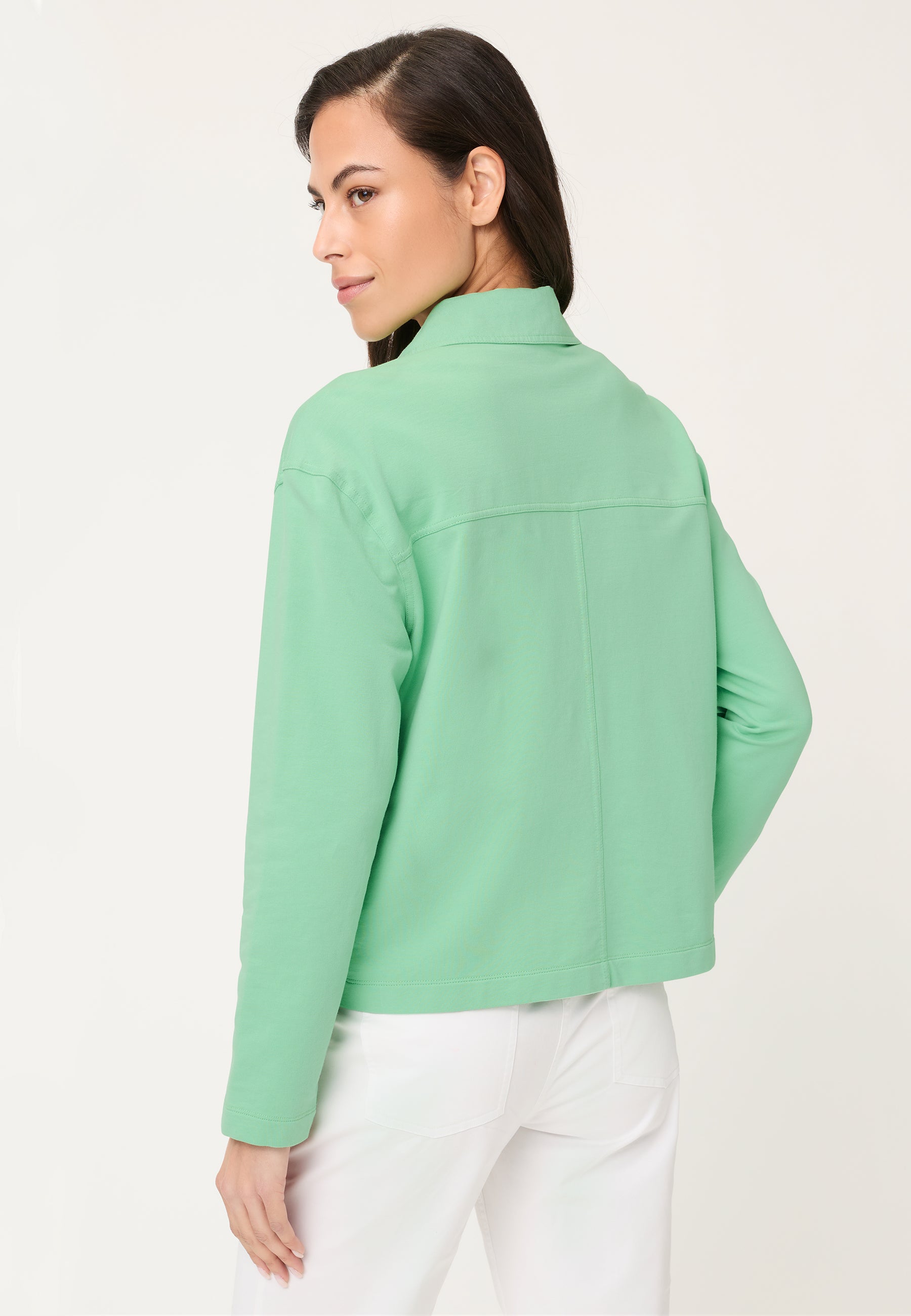 Jersey Jacket in Jade