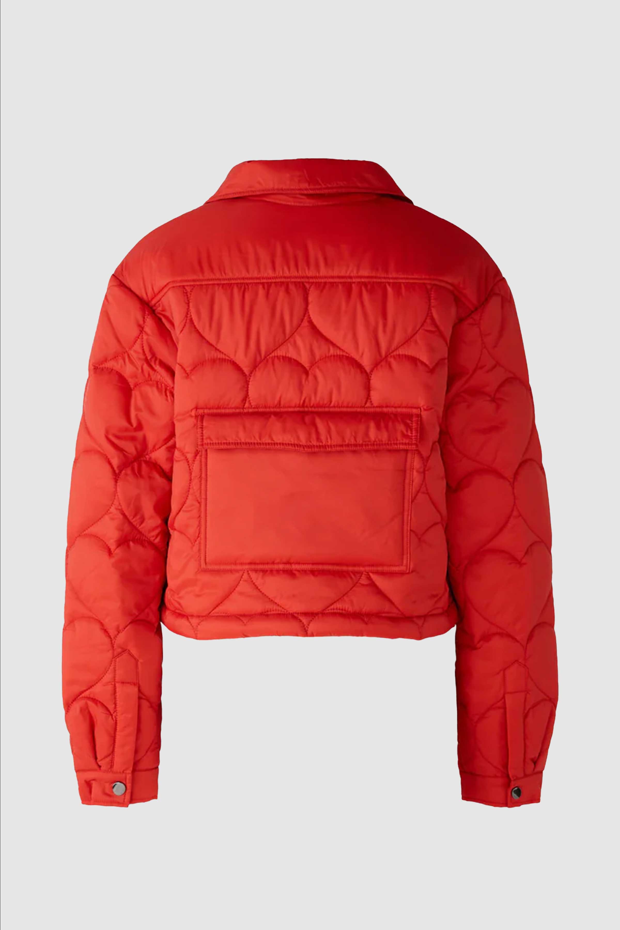 Quilted Jacket in Aura Orange