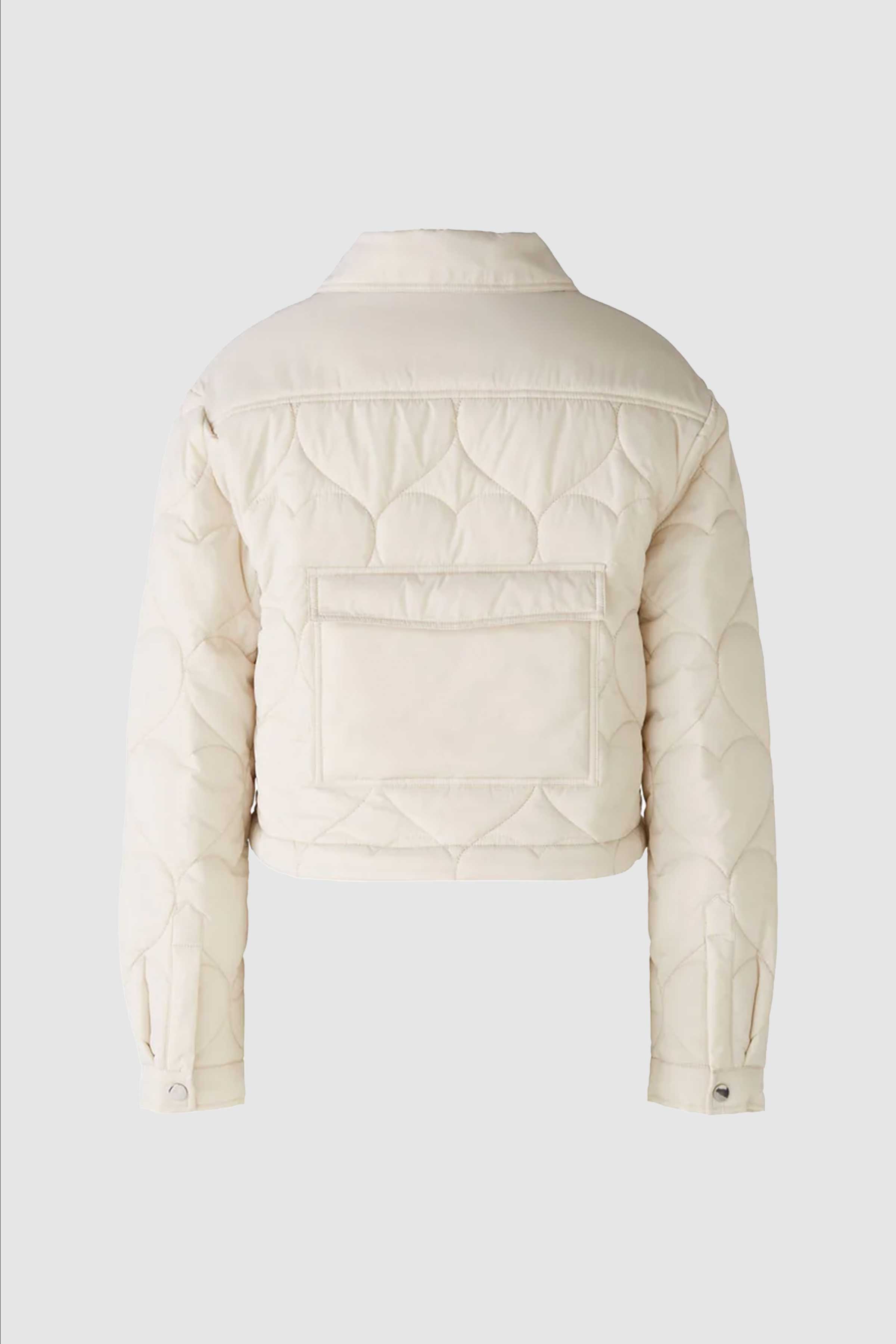 Quilted Jacket in Light Stone