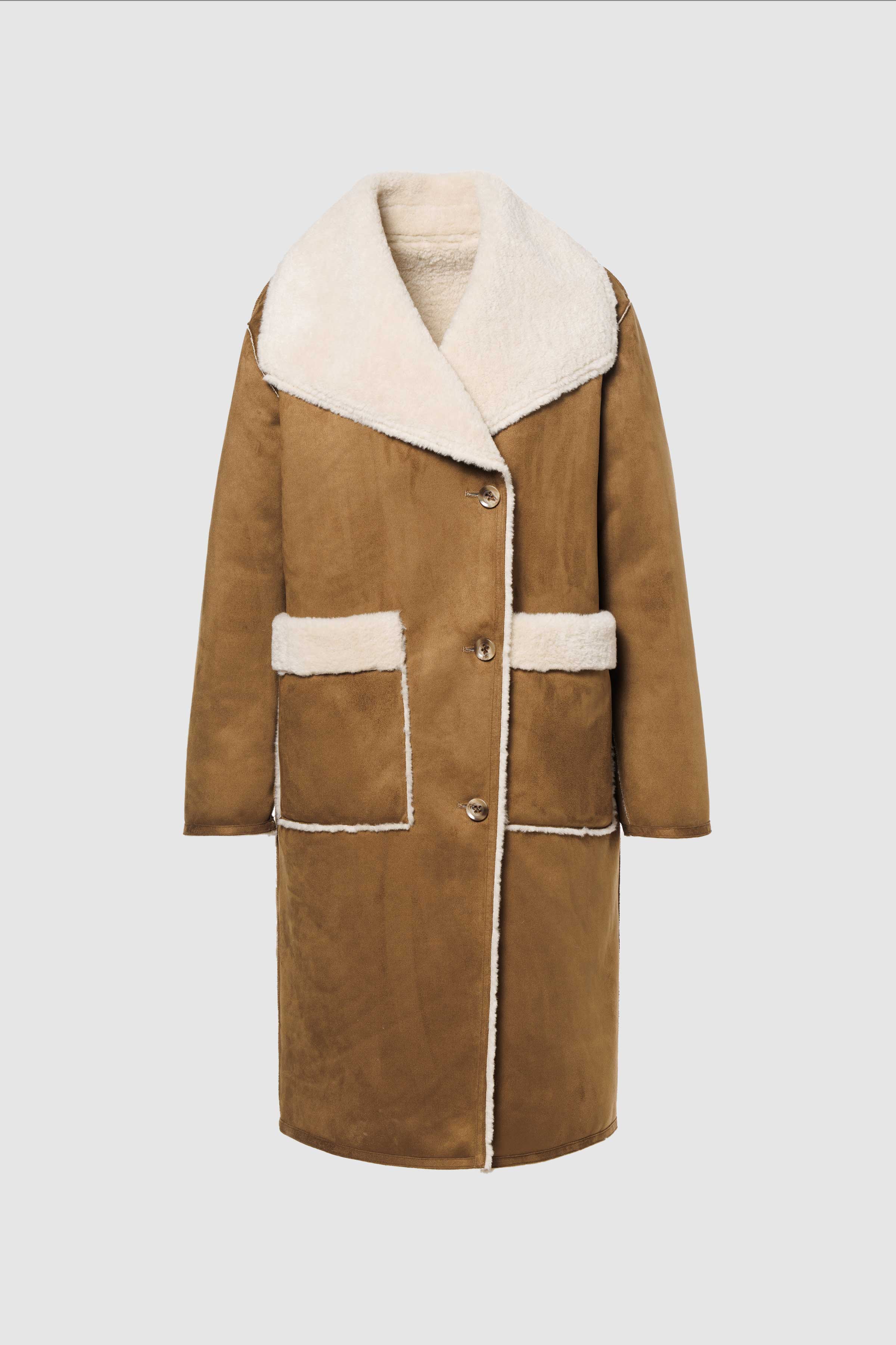 Elif Coat in Tobacco